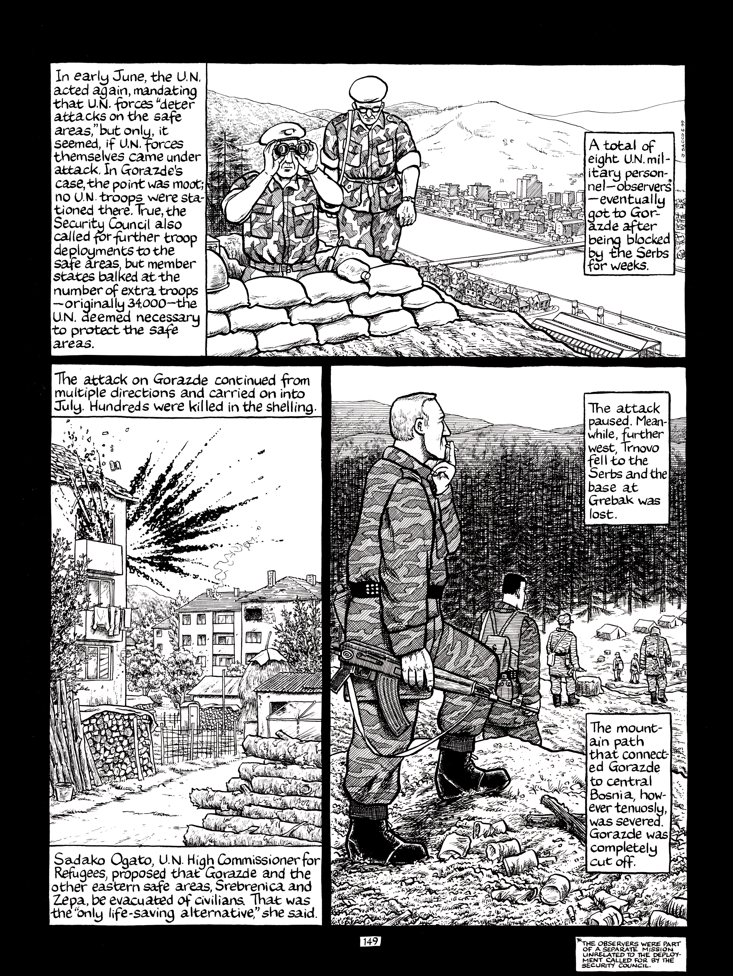 Read online Safe Area Goražde comic -  Issue # TPB (Part 2) - 90