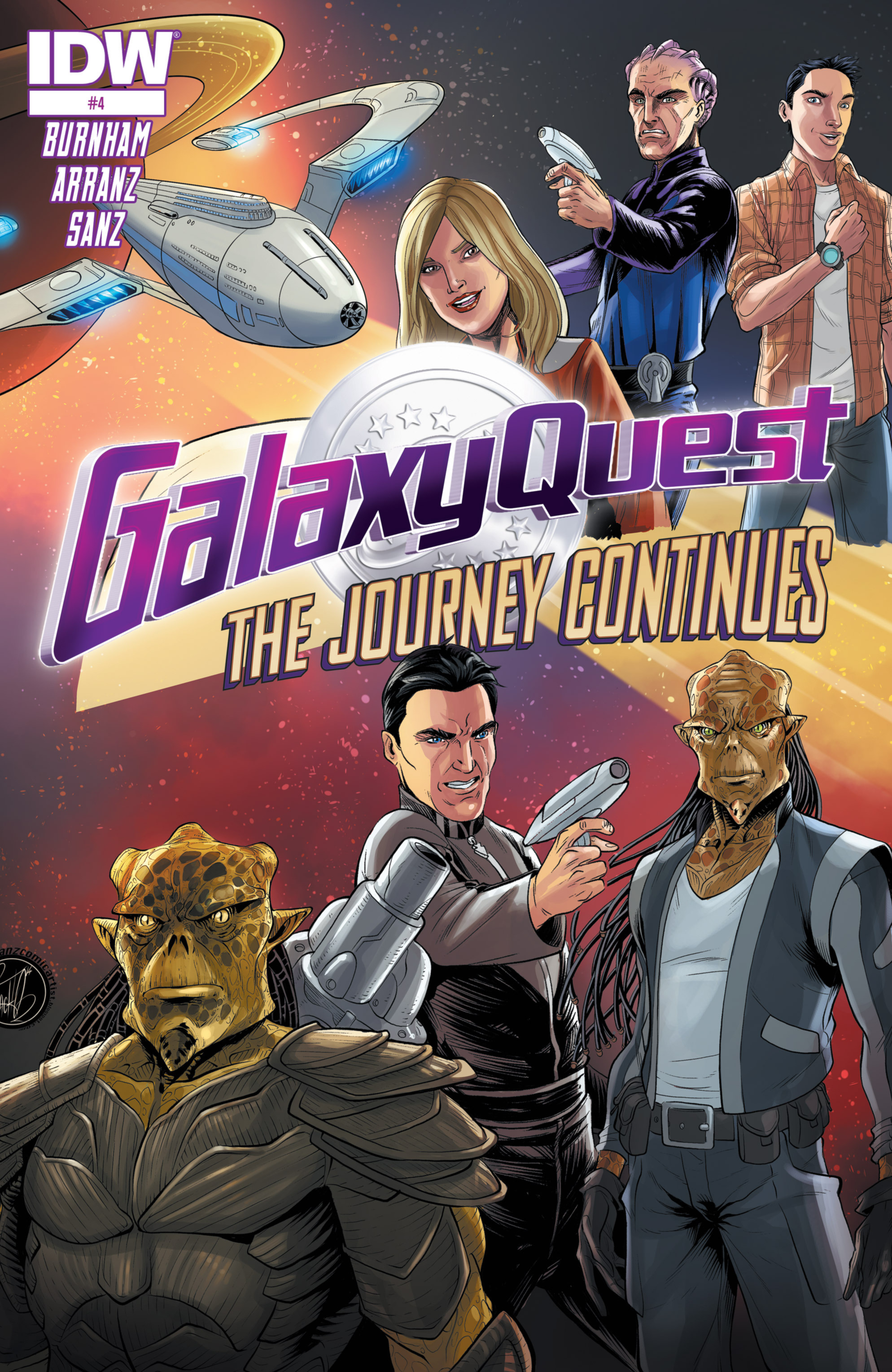 Read online Galaxy Quest: The Journey Continues comic -  Issue #4 - 1