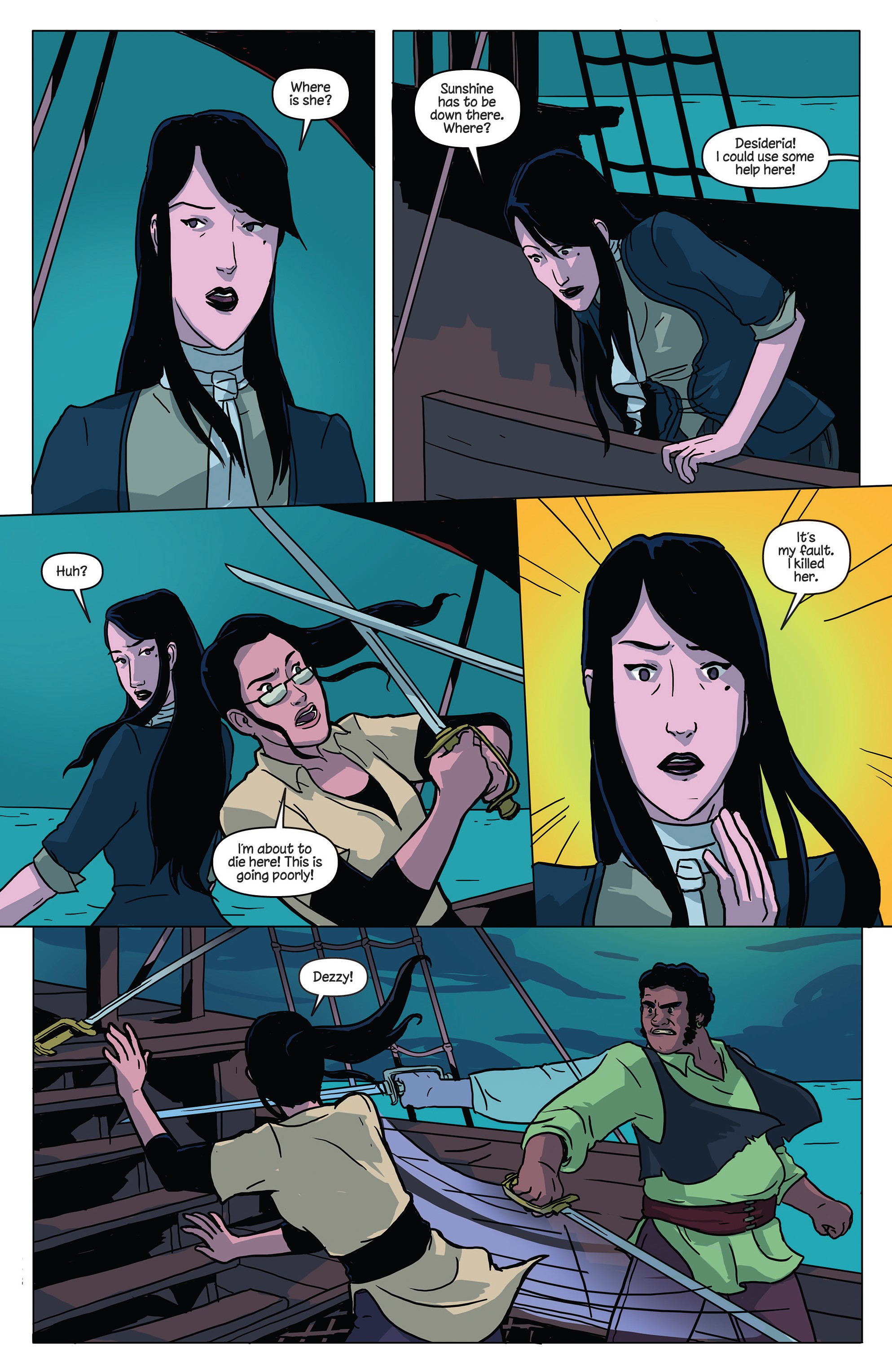 Read online Princeless Raven Year Two: Love and Revenge comic -  Issue # _TPB Two Ships In the Night - 59