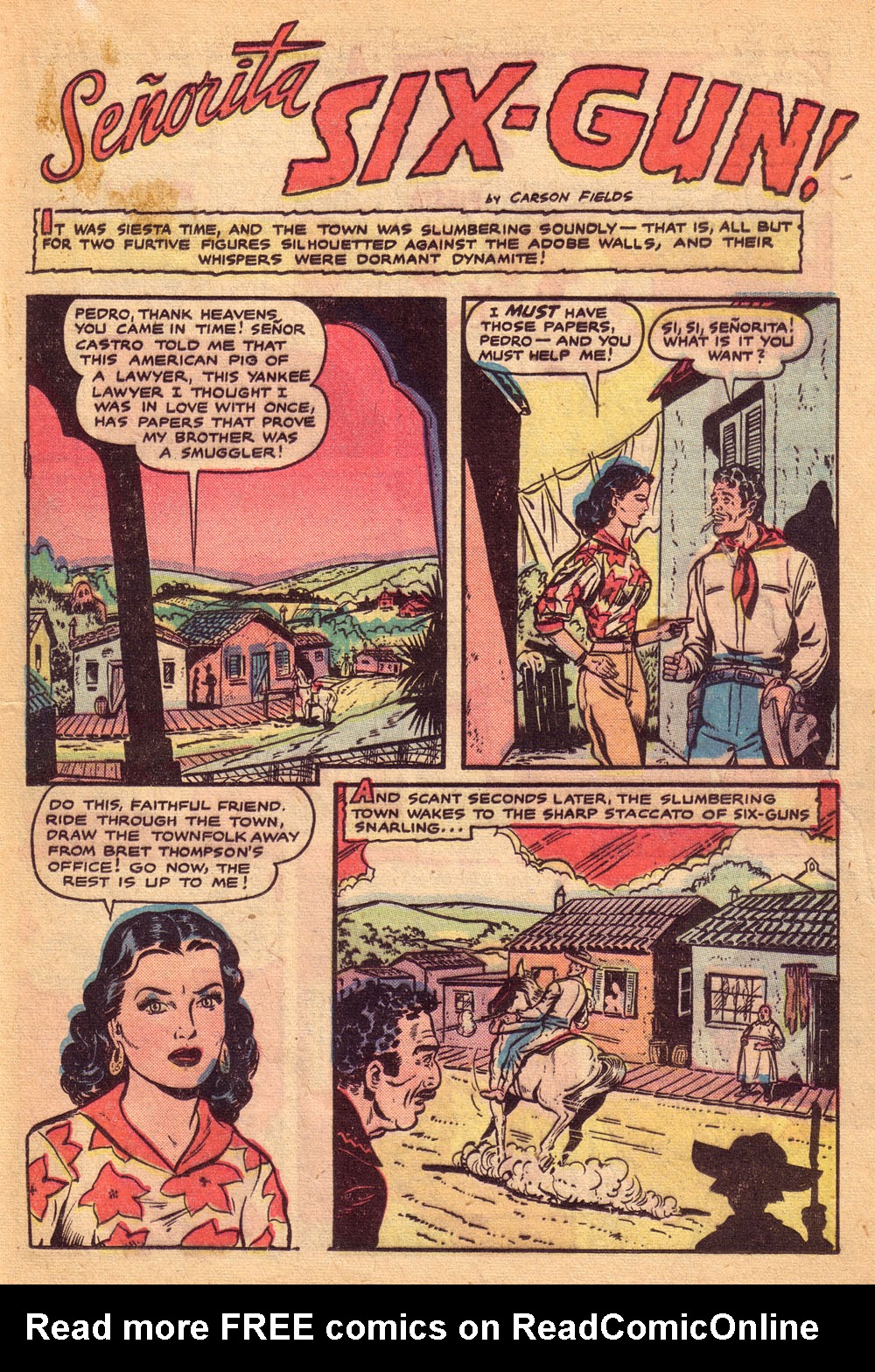 Read online Cowgirl Romances (1950) comic -  Issue #4 - 21