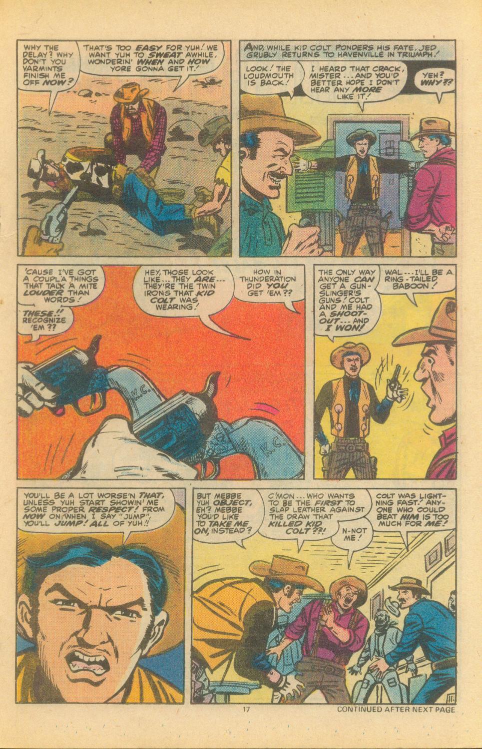 Read online Kid Colt Outlaw comic -  Issue #221 - 20