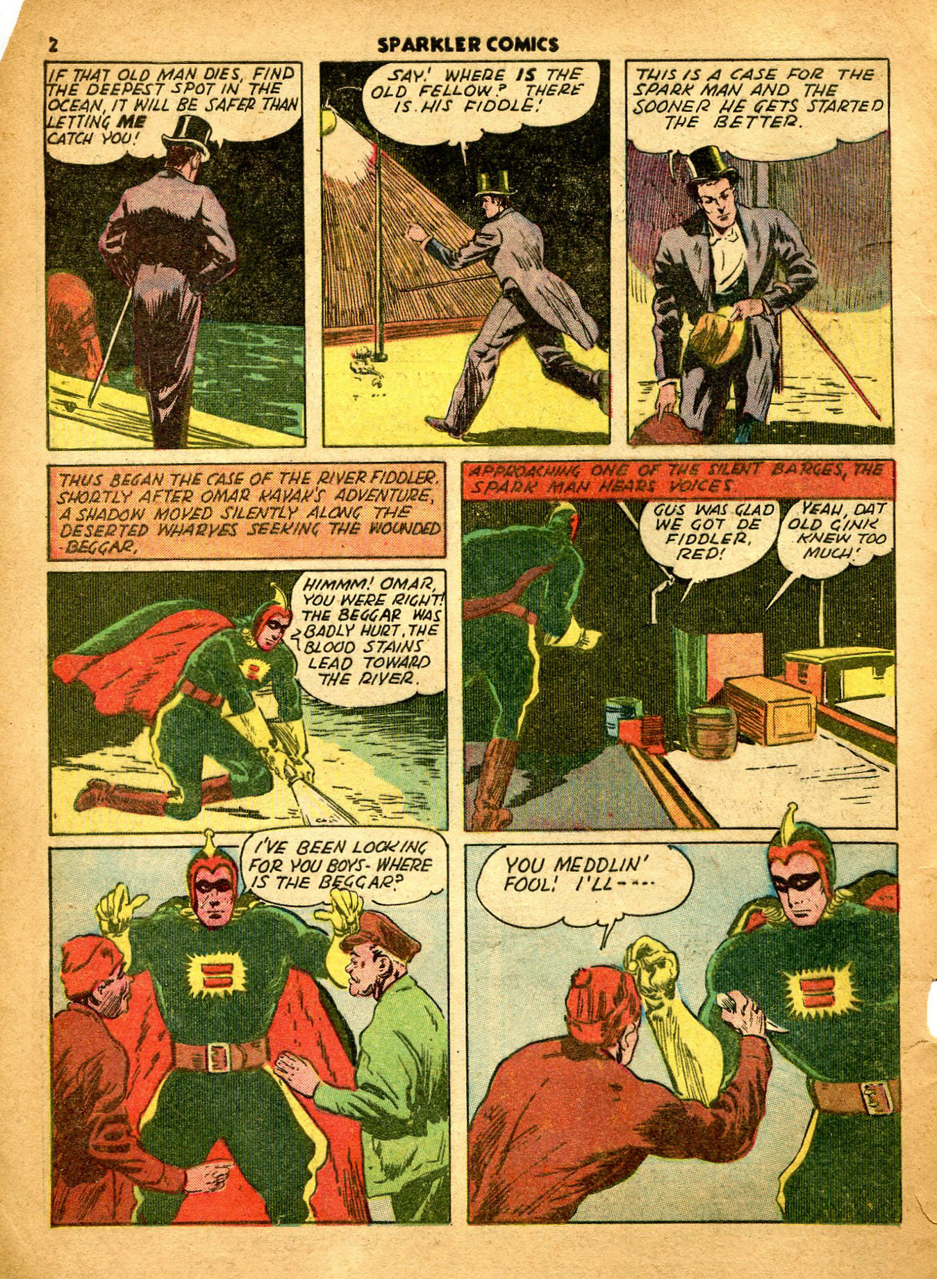 Read online Sparkler Comics comic -  Issue #8 - 4