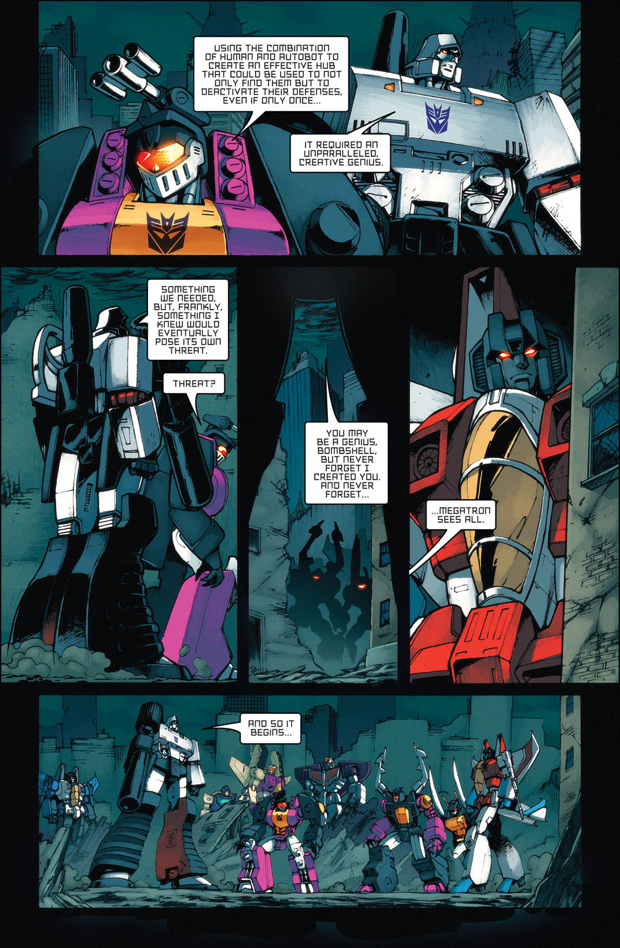 Read online The Transformers: All Hail Megatron comic -  Issue #10 - 6
