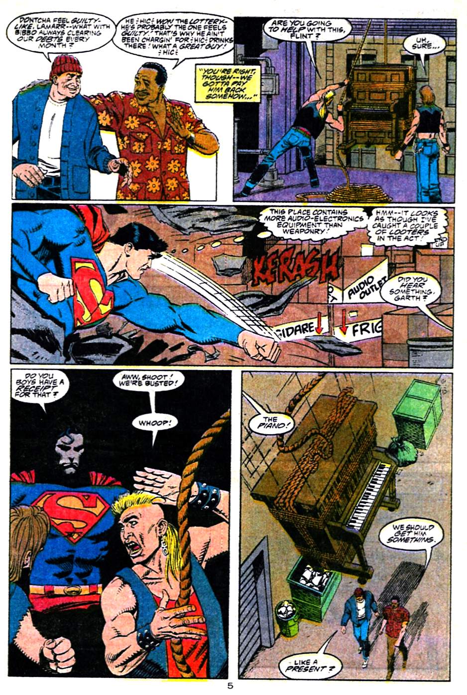 Read online Adventures of Superman (1987) comic -  Issue #483 - 6