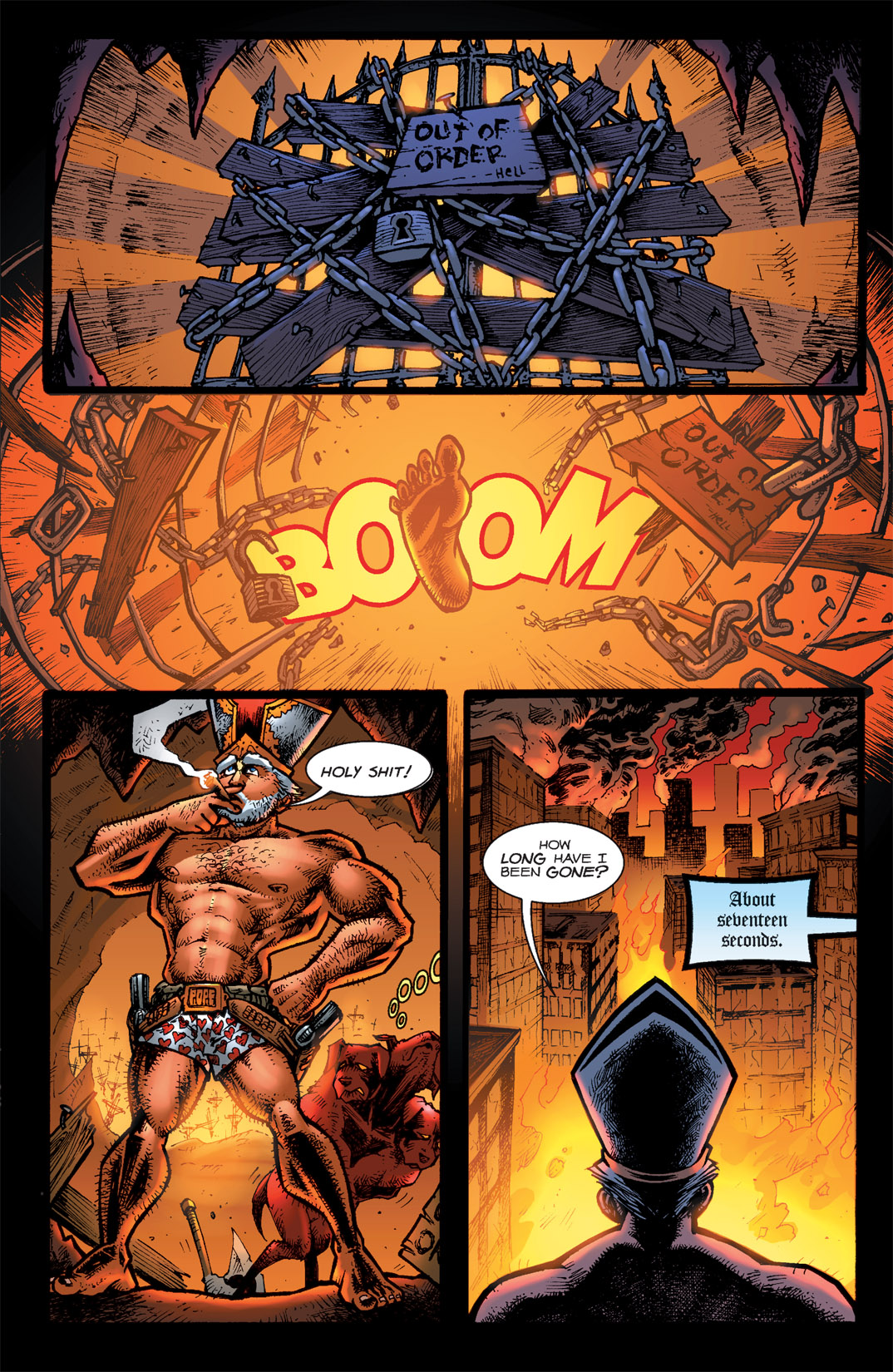Read online Battle Pope comic -  Issue #4 - 10