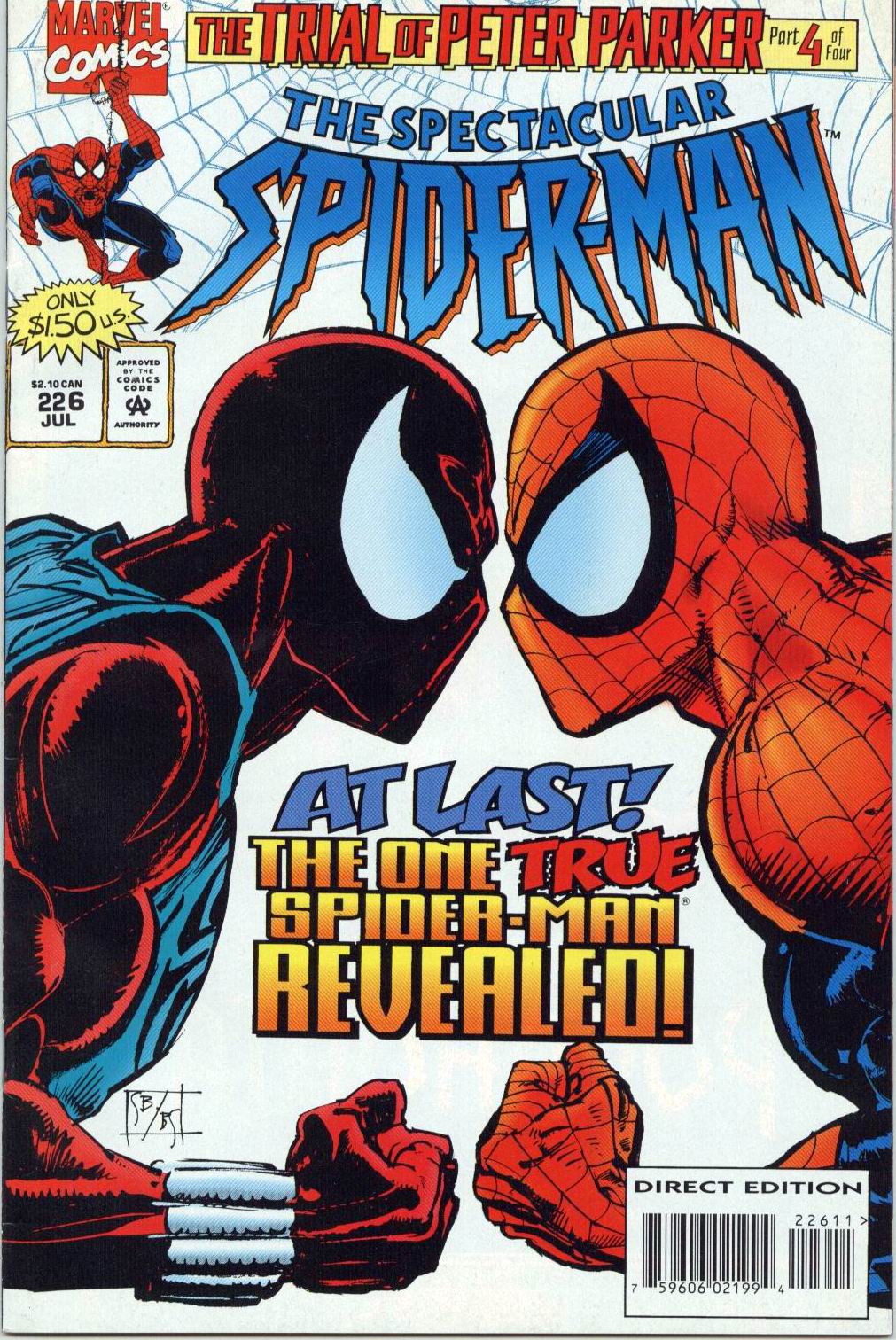 Read online The Spectacular Spider-Man (1976) comic -  Issue #226 - 1