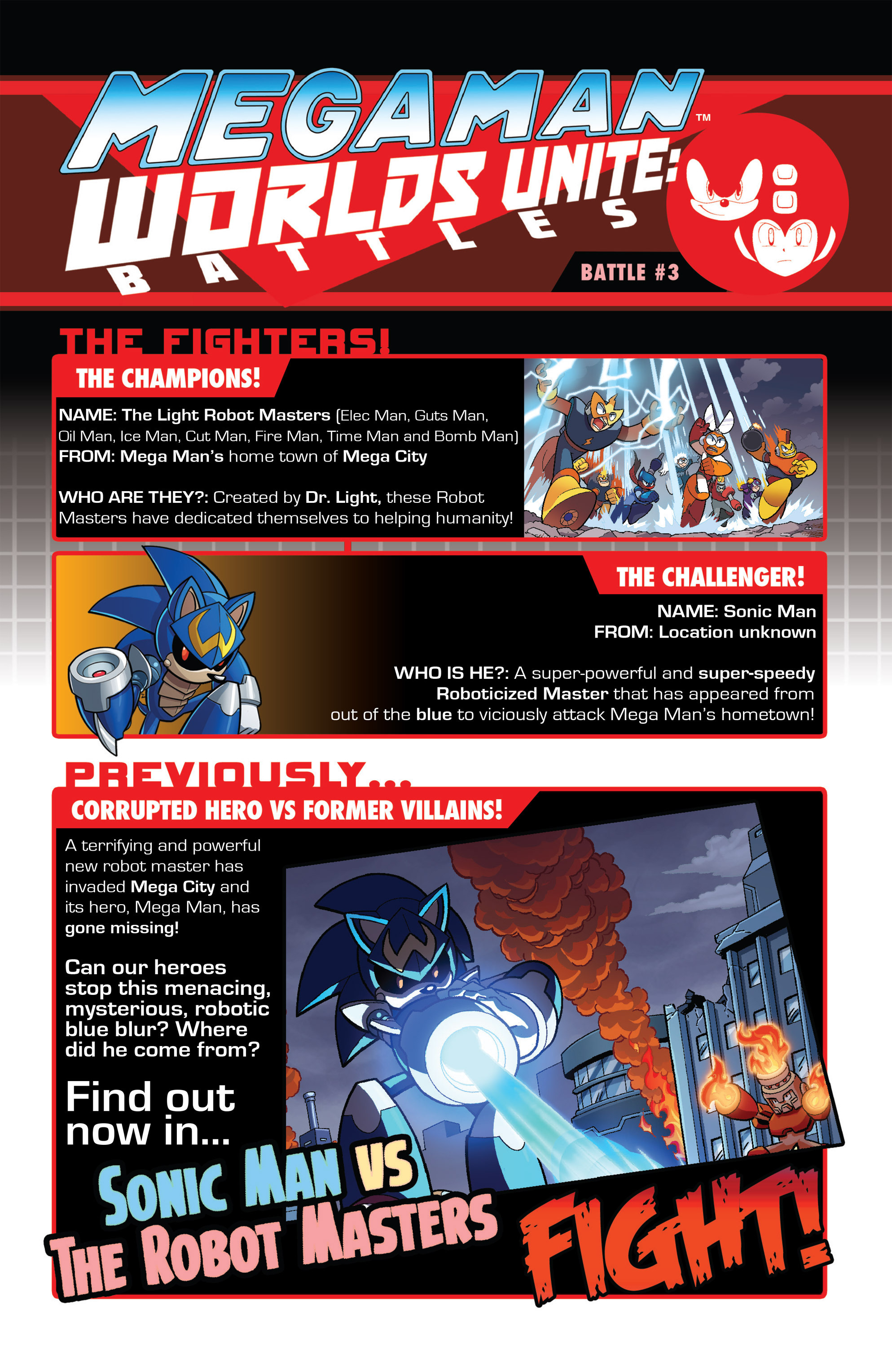 Read online Mega Man: Worlds Unite Battles comic -  Issue # Full - 19