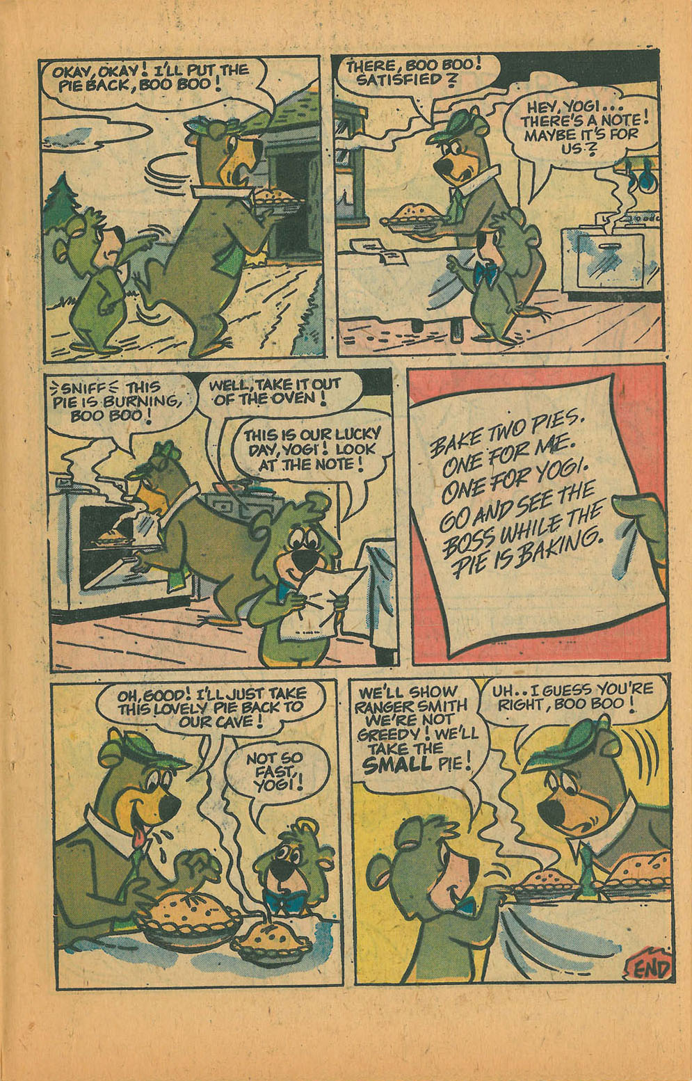 Read online Yogi Bear (1970) comic -  Issue #32 - 19