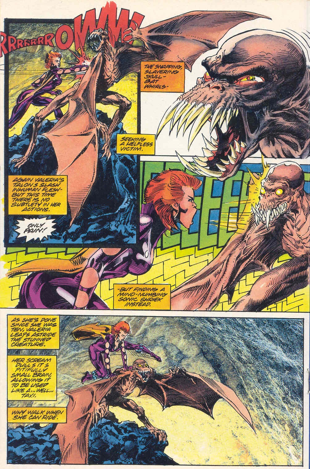 Read online Valeria, The She-Bat (1995) comic -  Issue #2 - 16