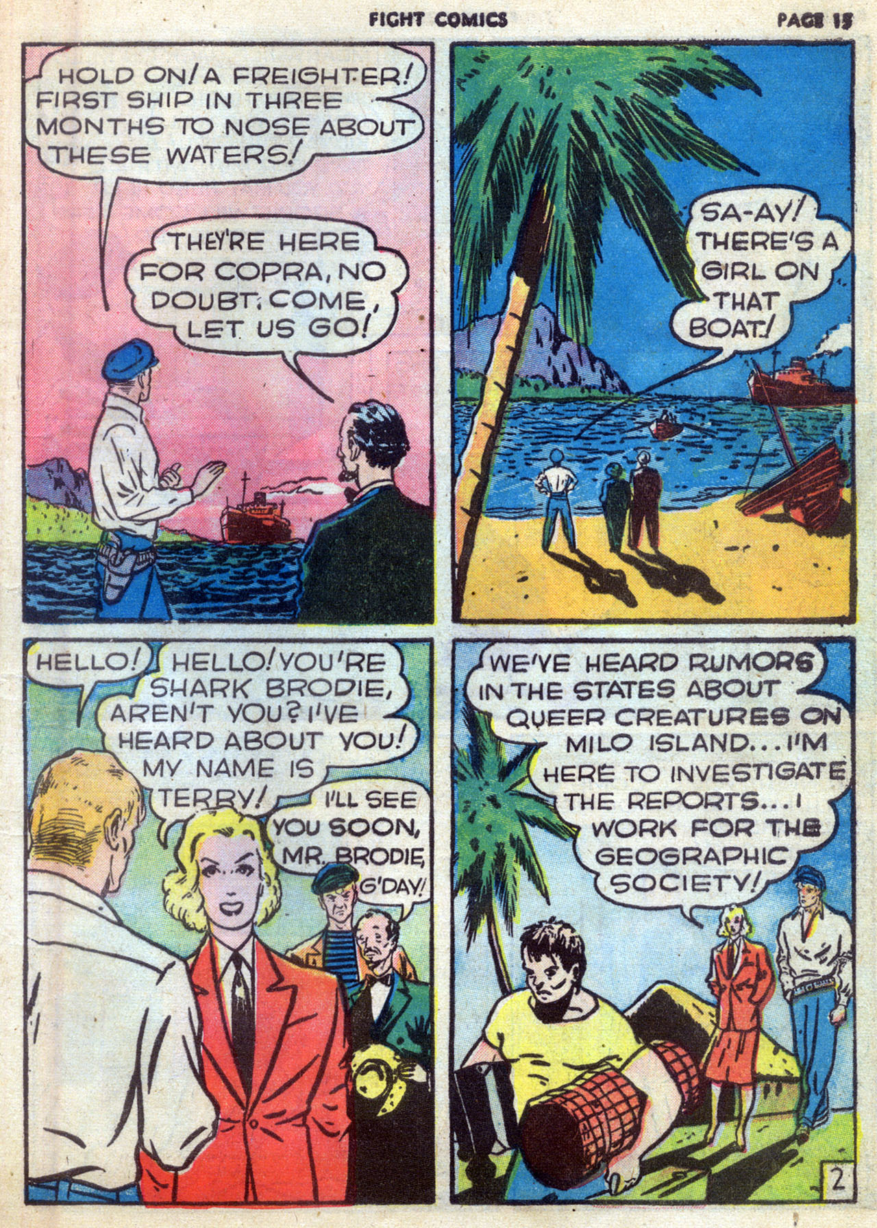 Read online Fight Comics comic -  Issue #9 - 17