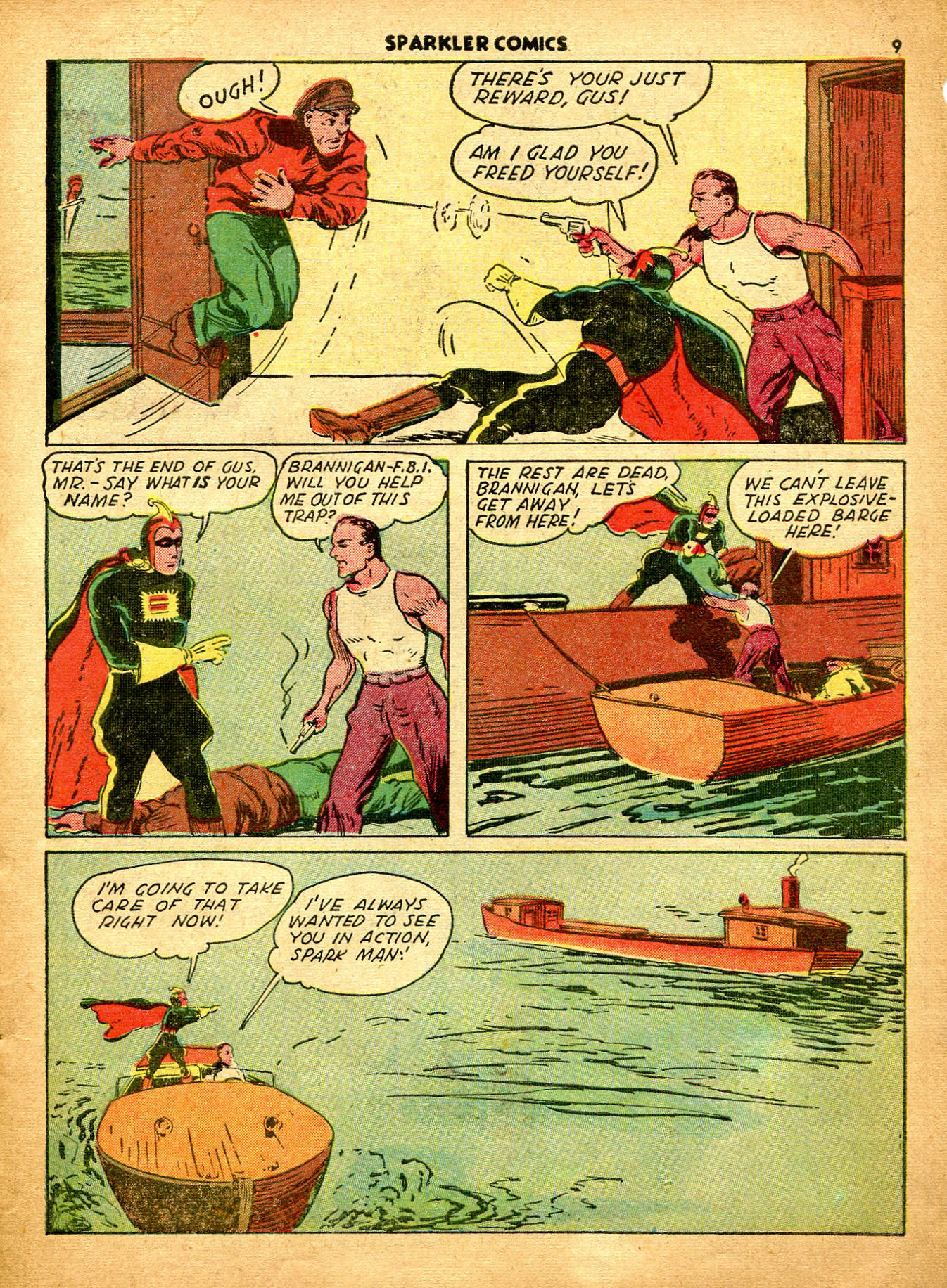 Read online Sparkler Comics comic -  Issue #8 - 11