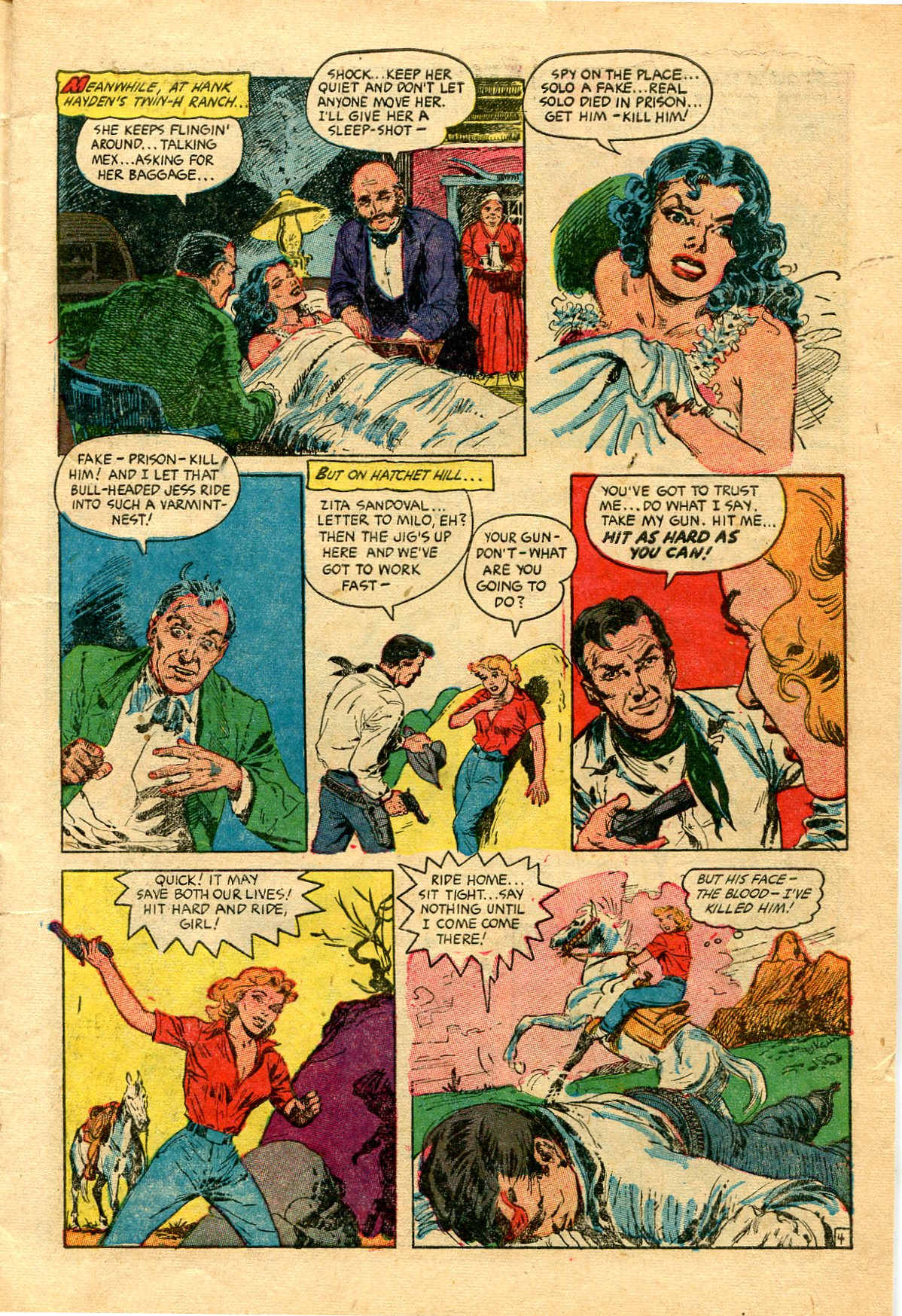 Read online Cowgirl Romances (1950) comic -  Issue #12 - 7