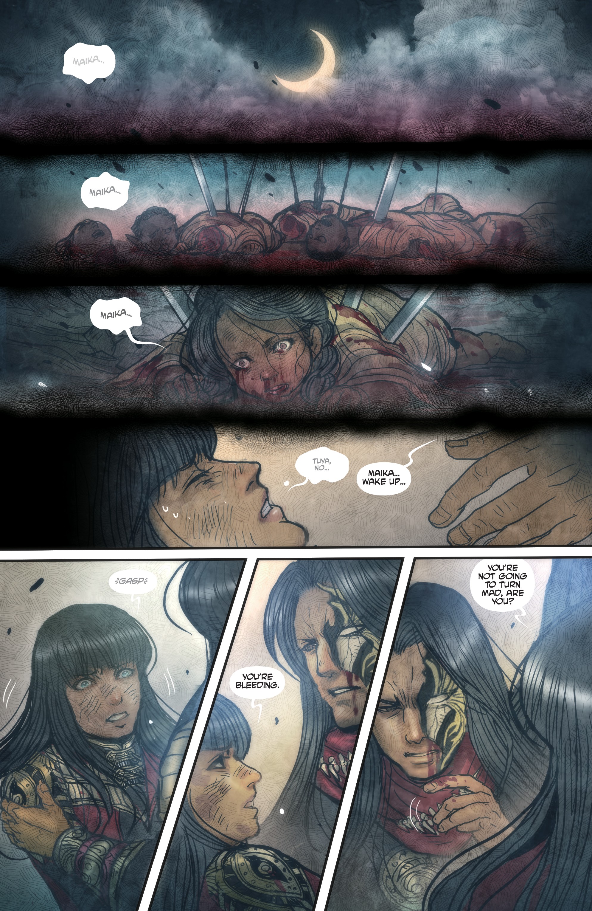 Read online Monstress comic -  Issue #19 - 20