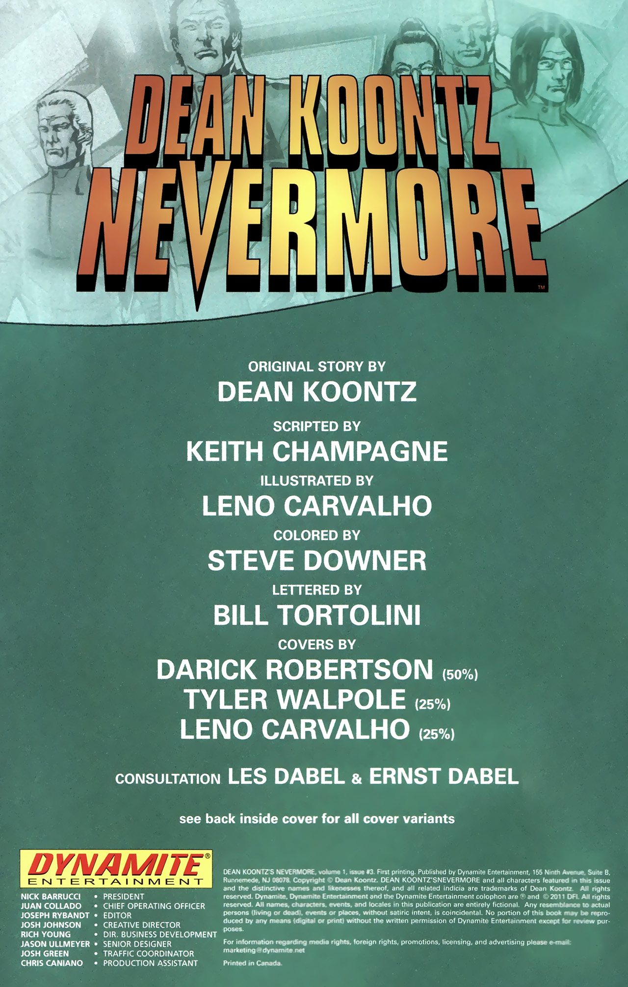 Read online Dean Koontz's Nevermore comic -  Issue #3 - 2