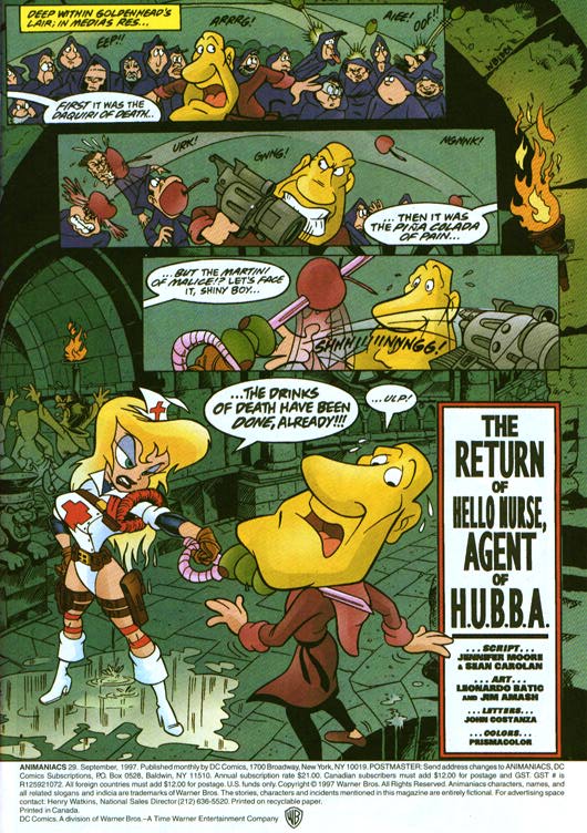 Read online Animaniacs comic -  Issue #29 - 2