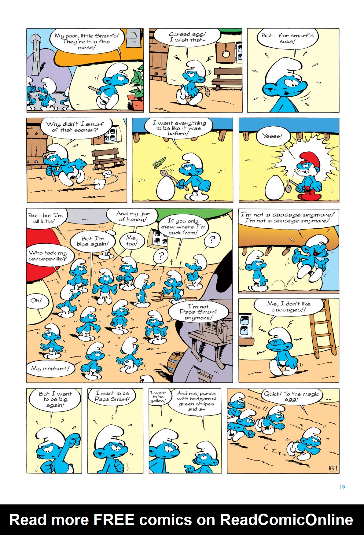 Read online The Smurfs comic -  Issue #5 - 19