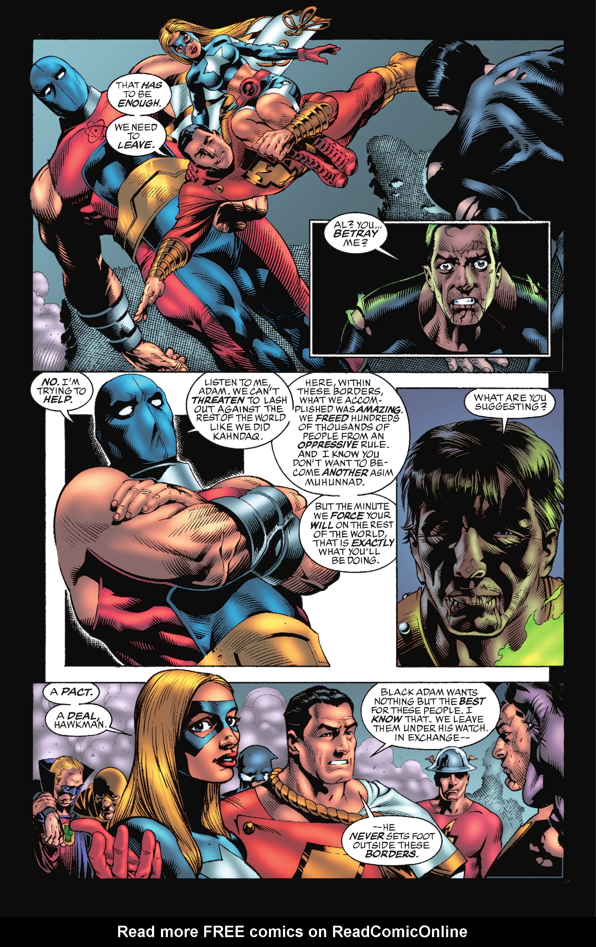 Read online Black Adam/JSA: Black Reign comic -  Issue # TPB - 126