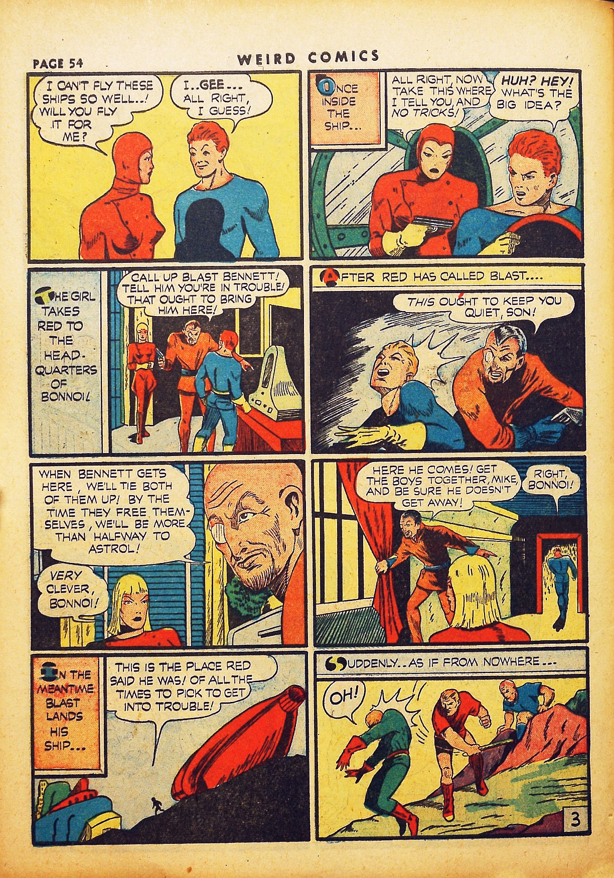 Read online Weird Comics comic -  Issue #12 - 55