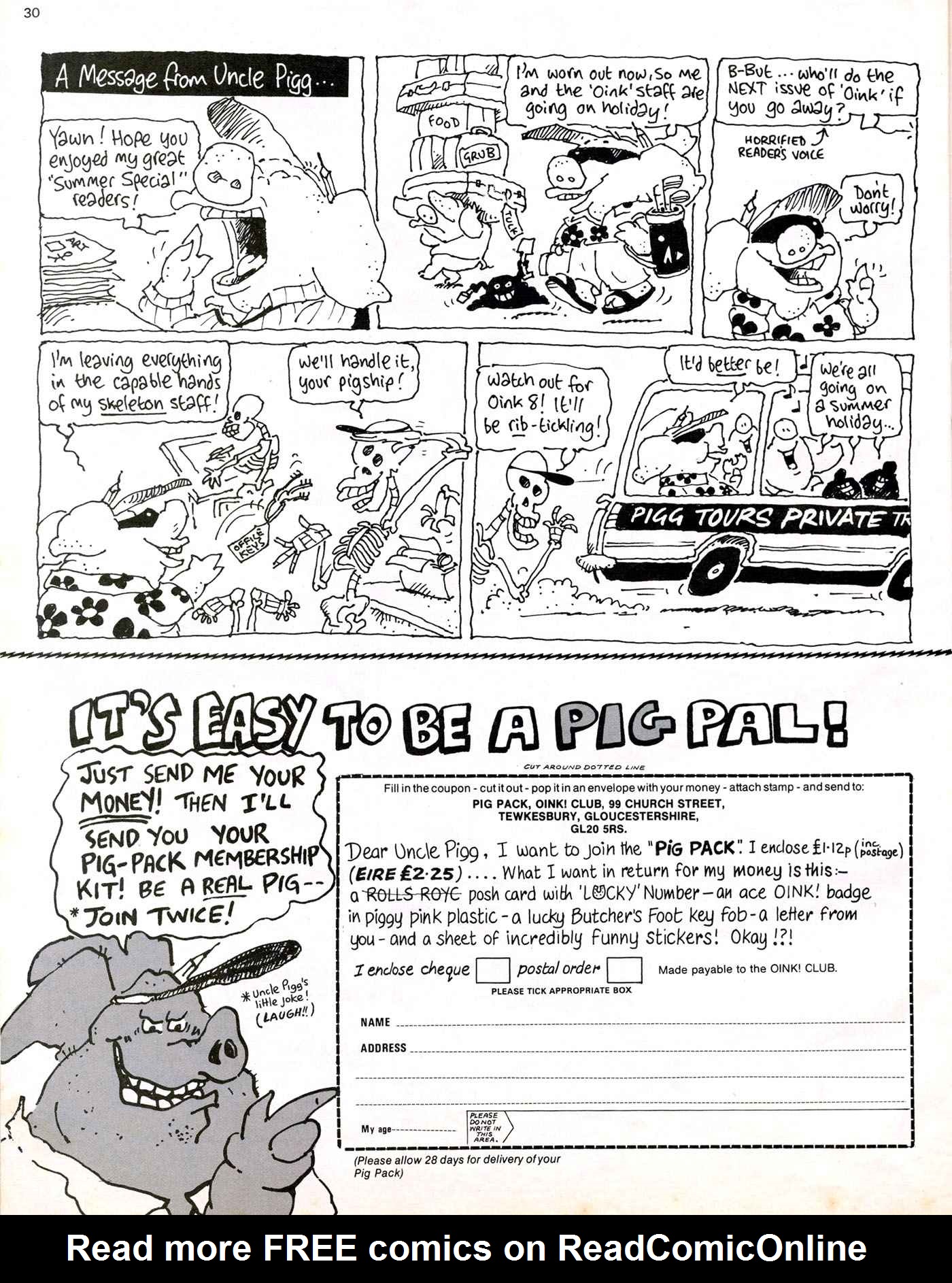 Read online Oink! comic -  Issue #7 - 28
