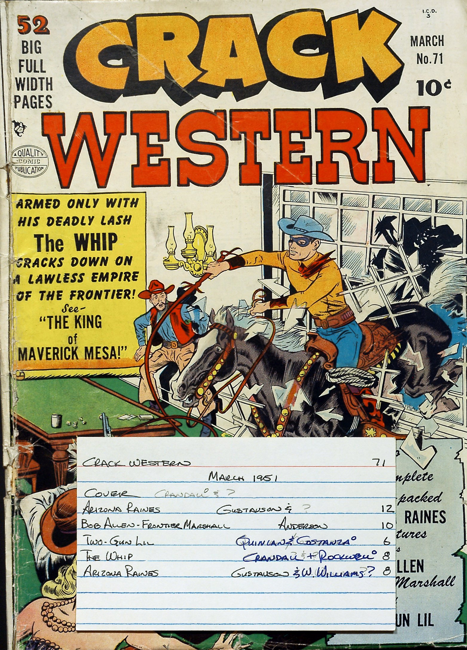Read online Crack Western comic -  Issue #71 - 53