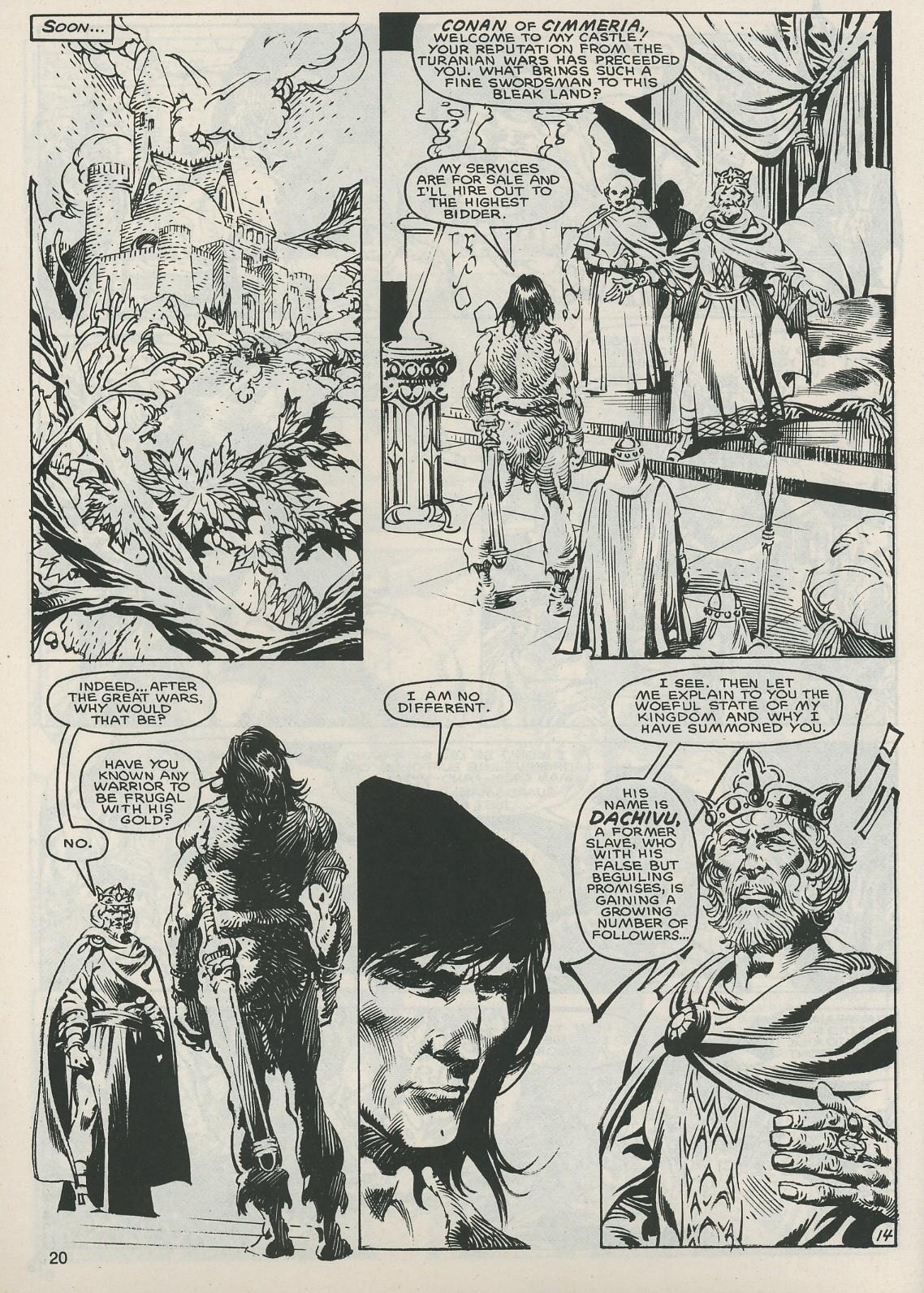 Read online The Savage Sword Of Conan comic -  Issue #121 - 20