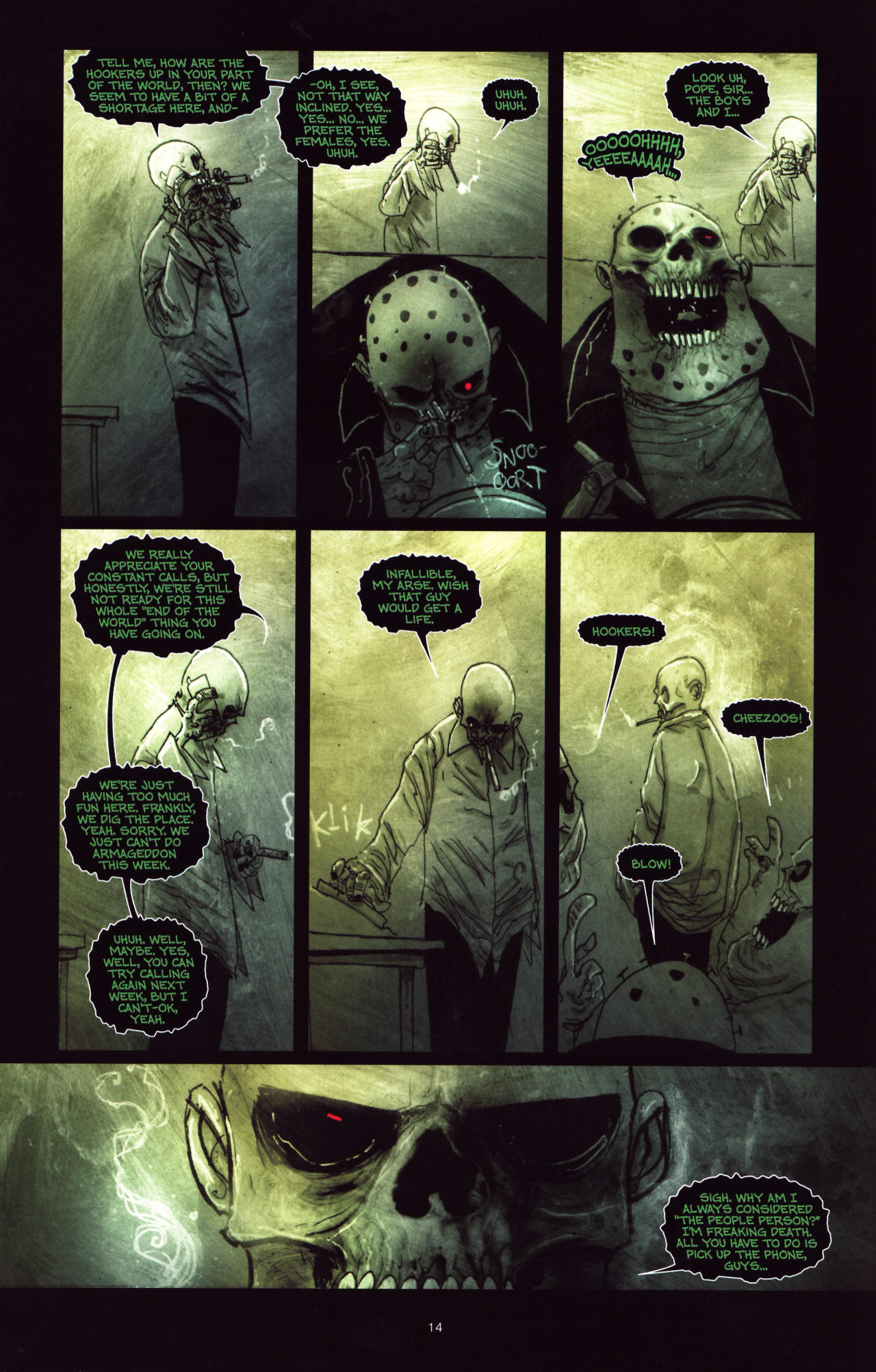 Read online Wormwood: Gentleman Corpse comic -  Issue #8 - 15