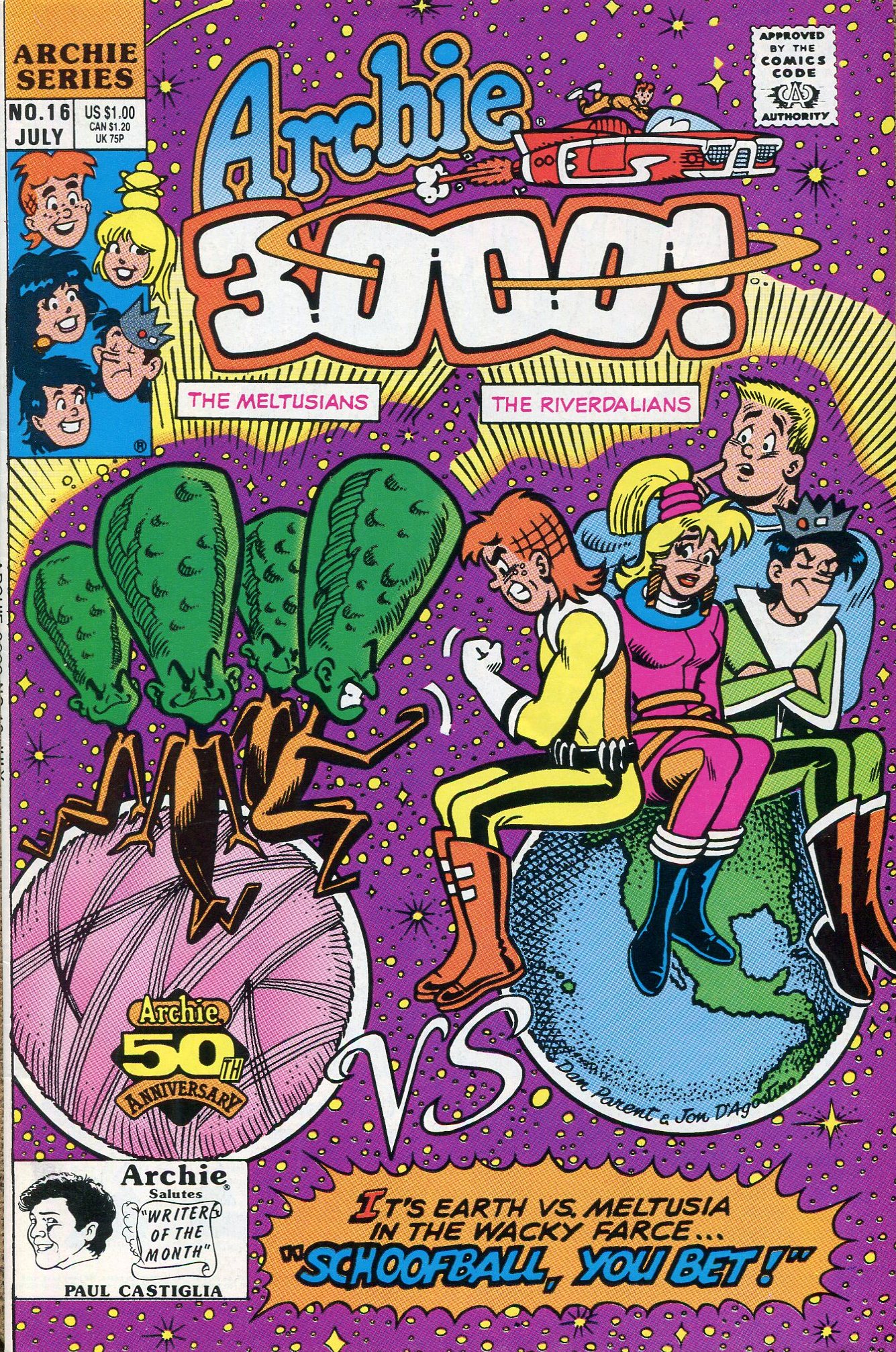 Read online Archie 3000! (1989) comic -  Issue #16 - 1