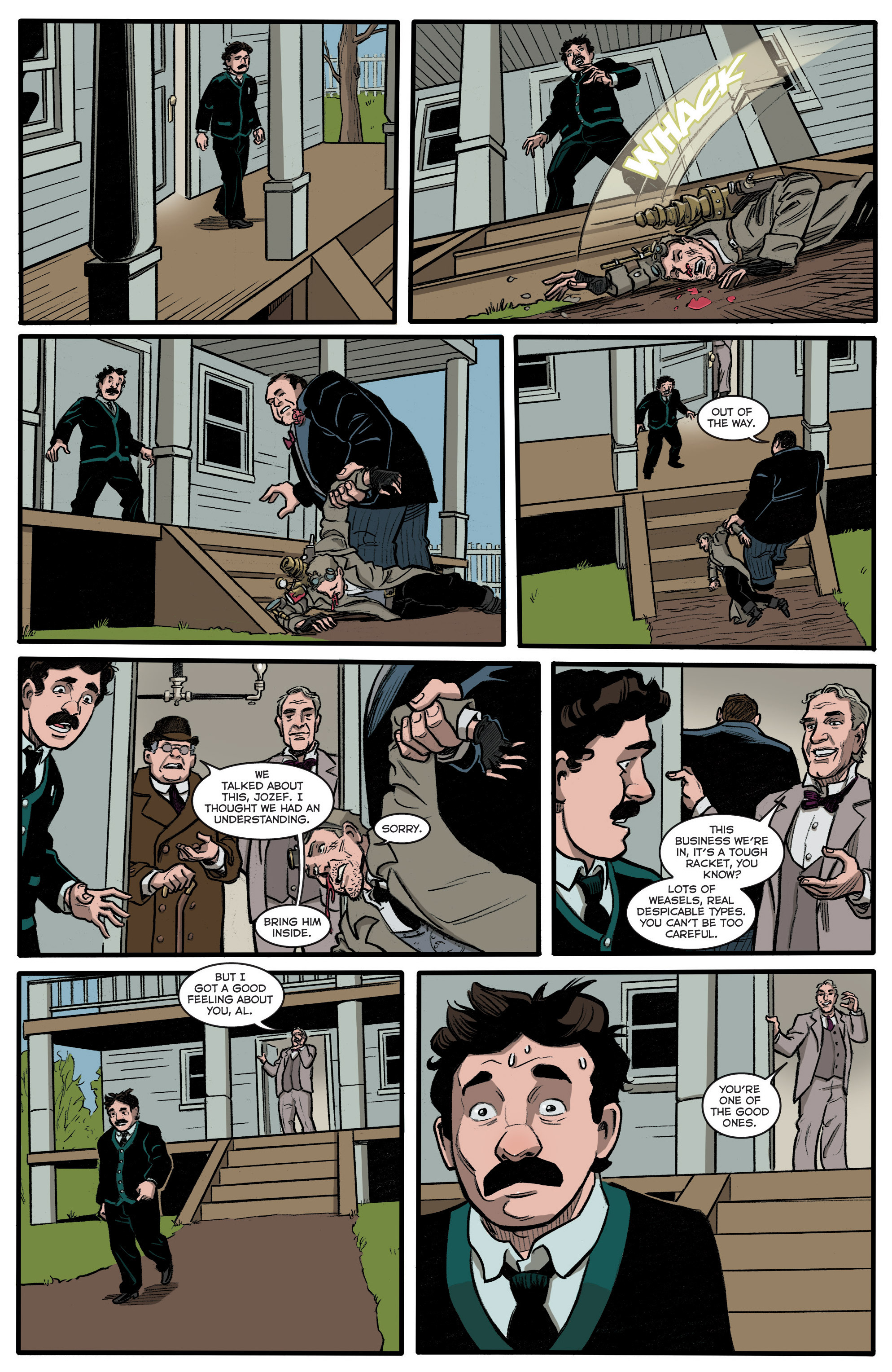 Read online Herald: Lovecraft and Tesla comic -  Issue #8 - 15