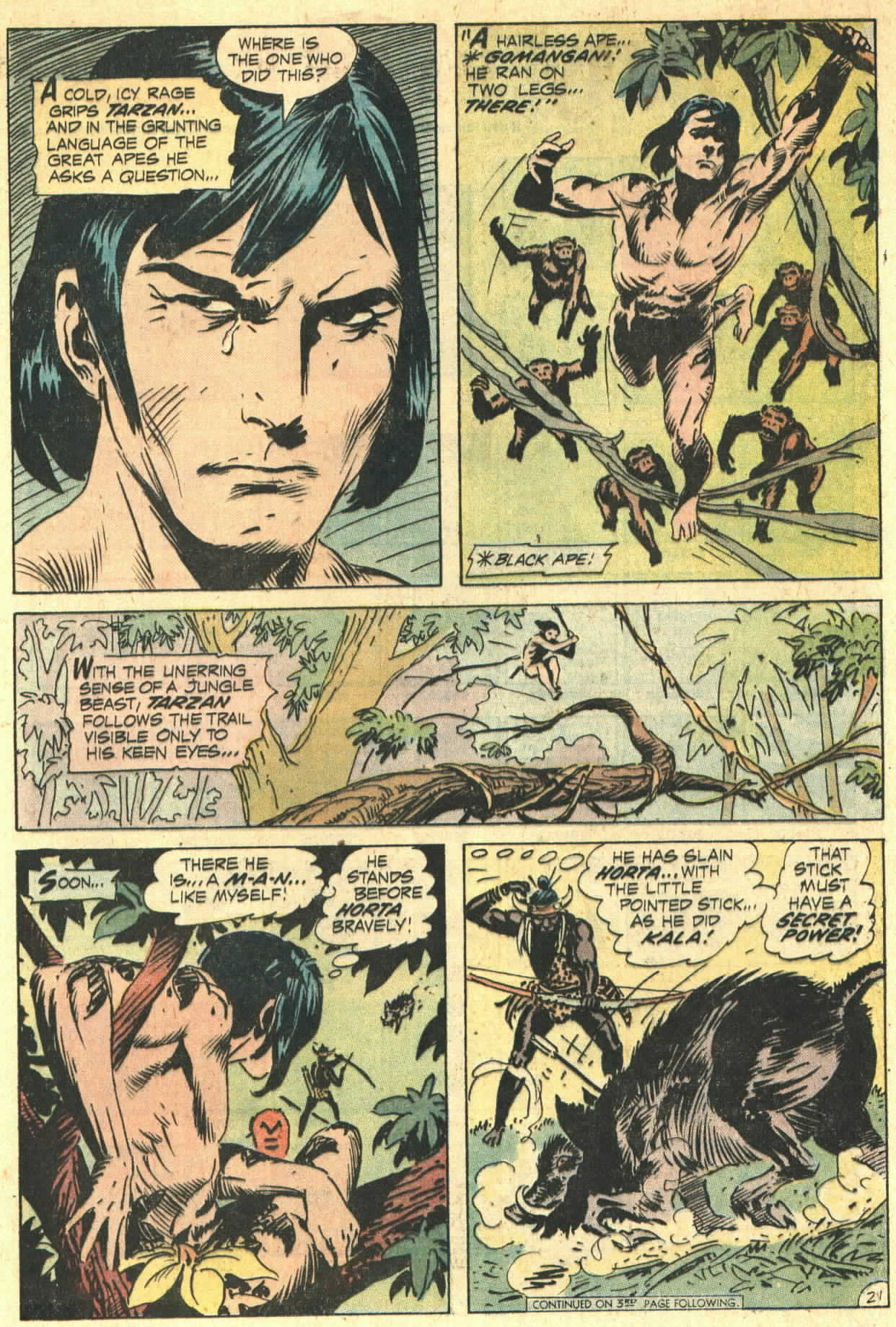 Read online Tarzan (1972) comic -  Issue #208 - 22