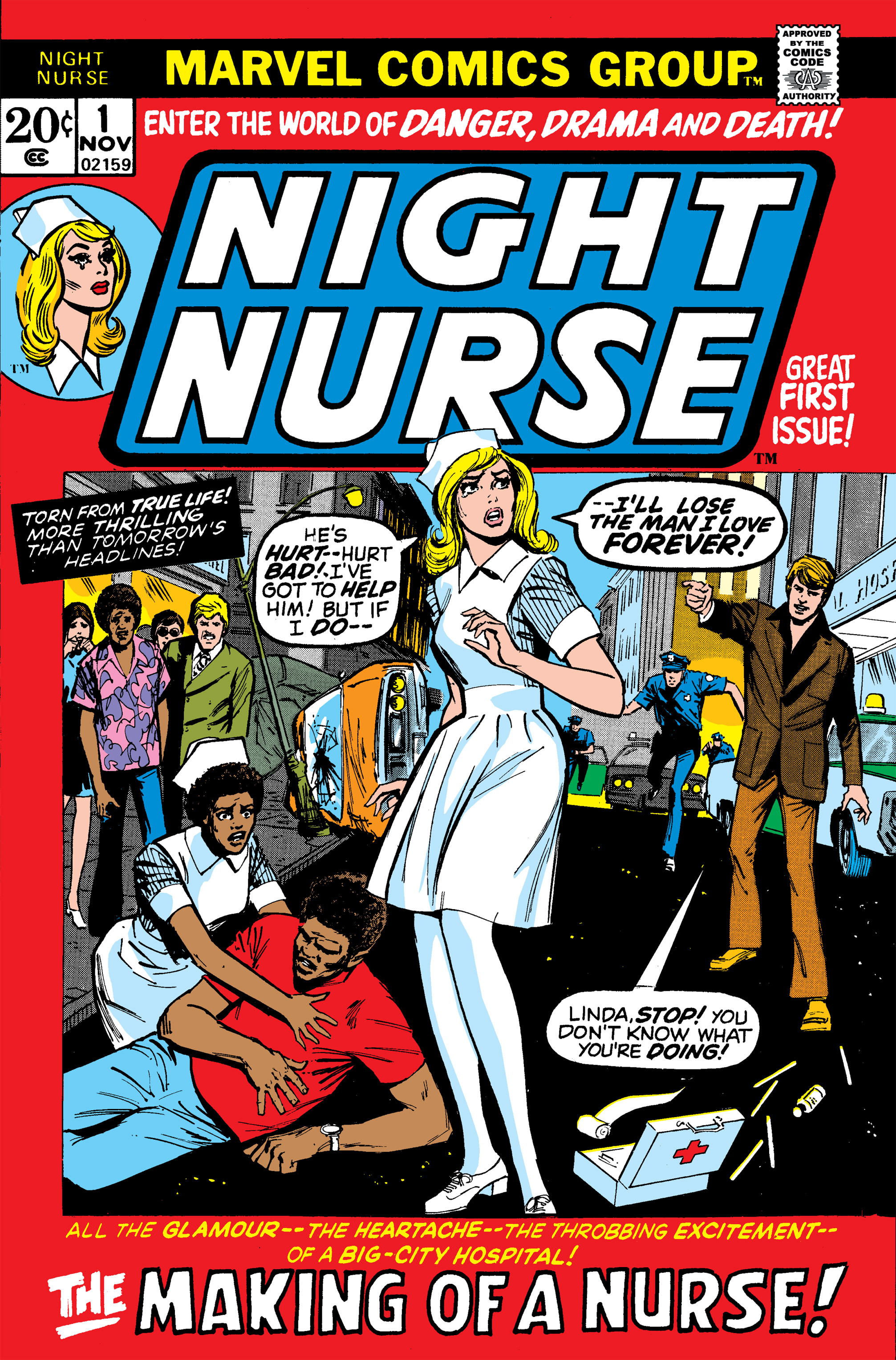 Read online Night Nurse (1972) comic -  Issue #1 - 1