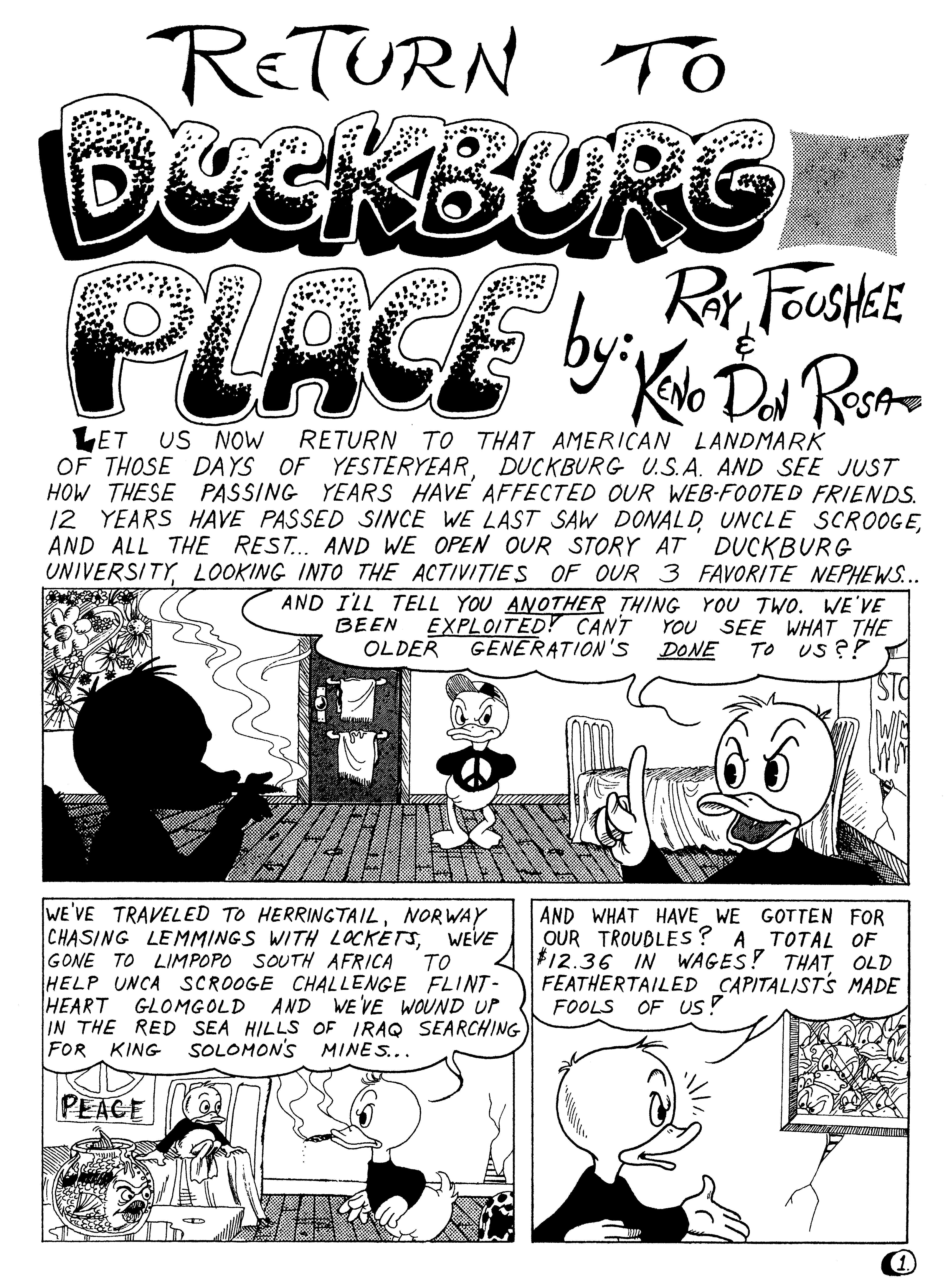 Read online Return to Duckburg Place comic -  Issue # Full - 1