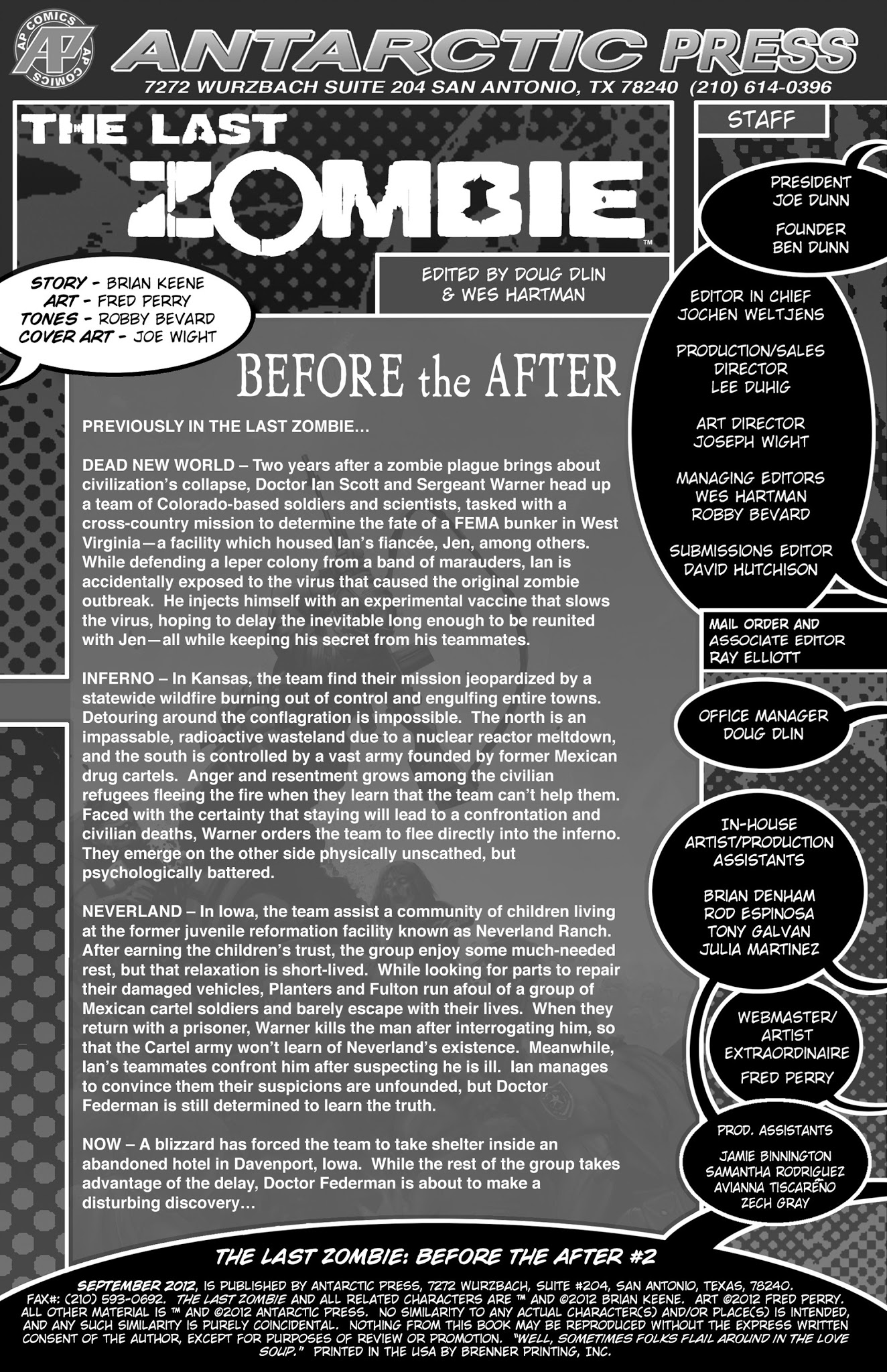 Read online The Last Zombie: Before the After comic -  Issue #2 - 2