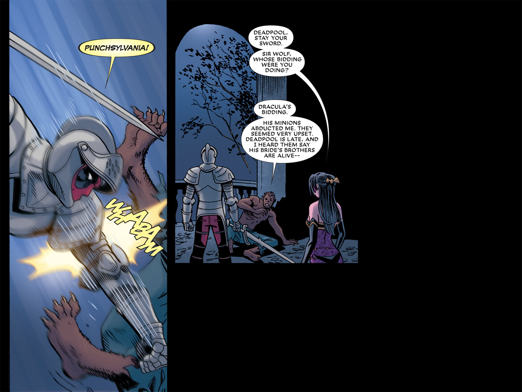 Read online Deadpool: Dracula's Gauntlet comic -  Issue # Part 6 - 45
