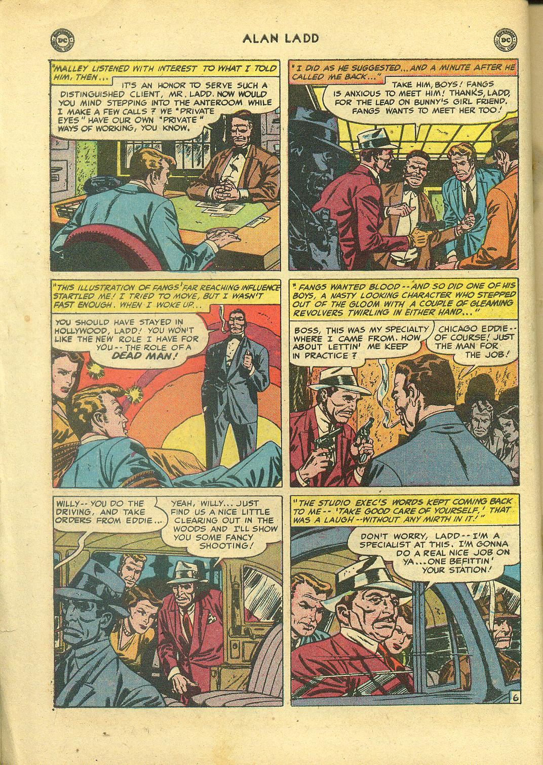 Read online Adventures of Alan Ladd comic -  Issue #2 - 8