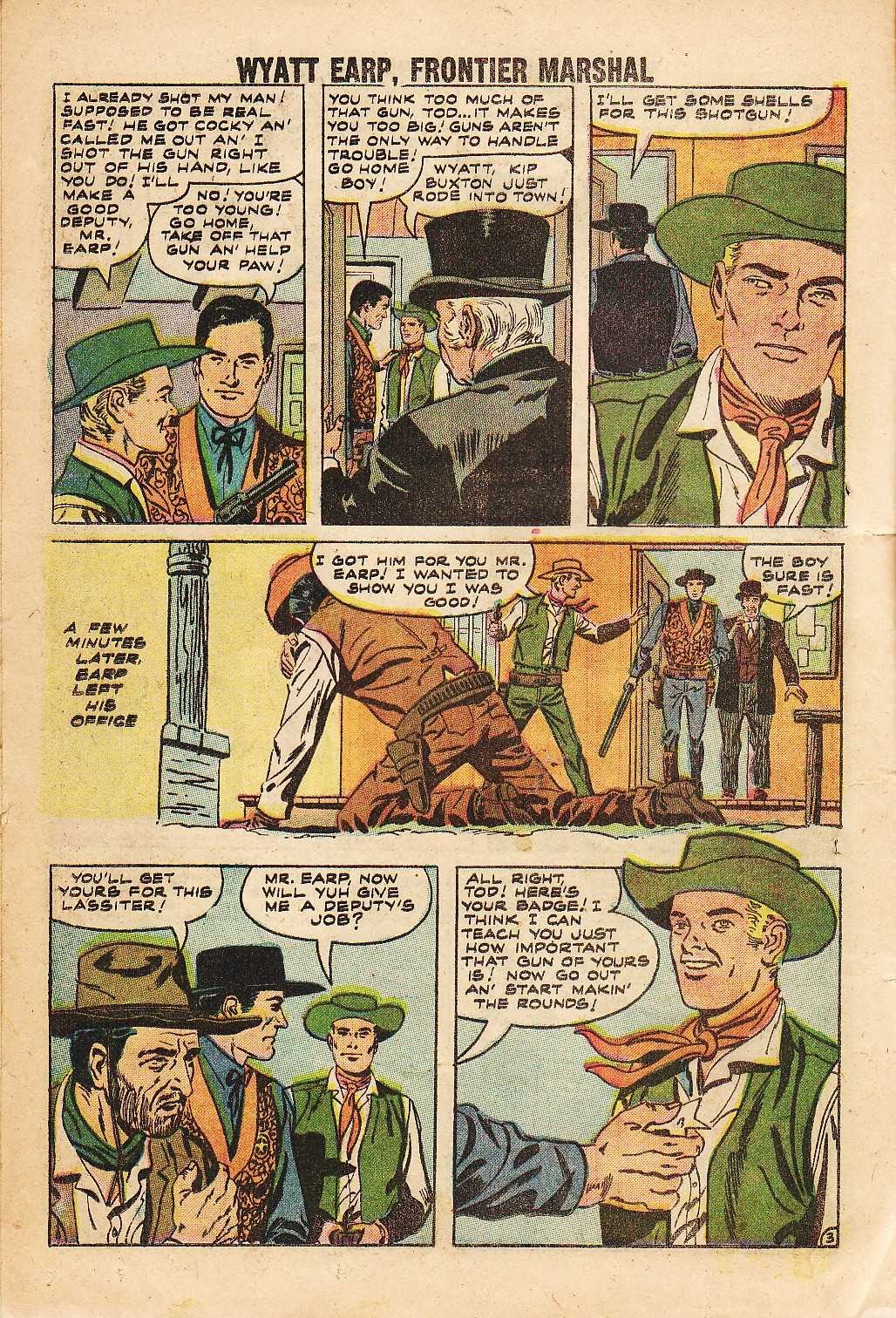 Read online Wyatt Earp Frontier Marshal comic -  Issue #23 - 12