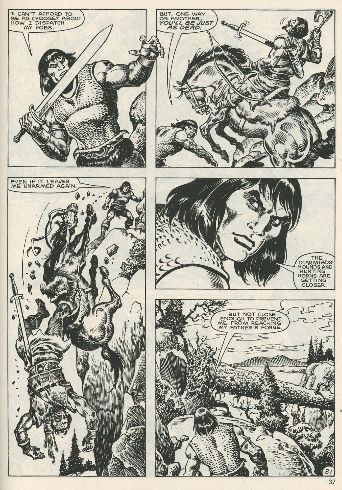 Read online The Savage Sword Of Conan comic -  Issue #119 - 36