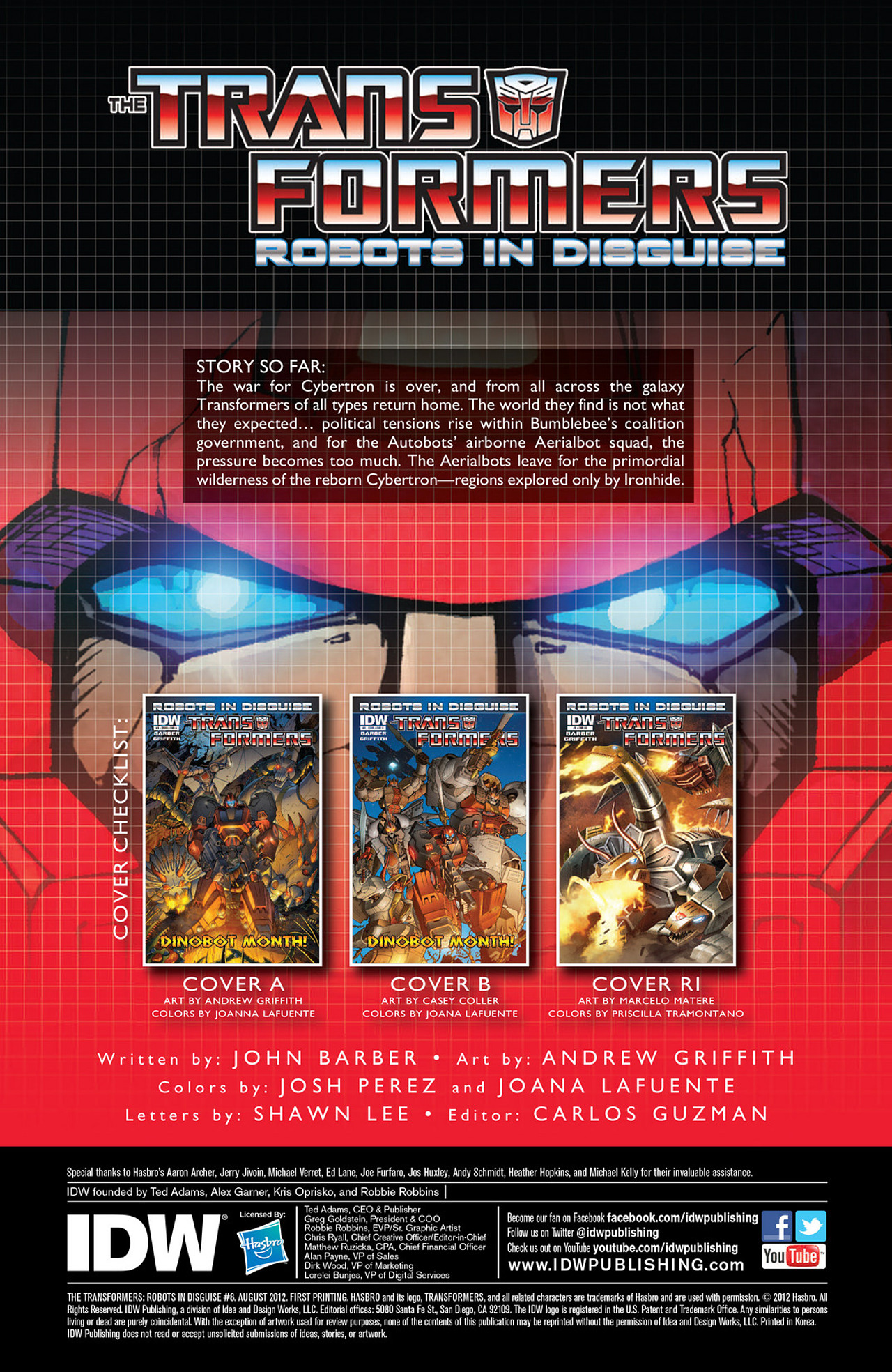 Read online Transformers: Robots In Disguise (2012) comic -  Issue #8 - 3