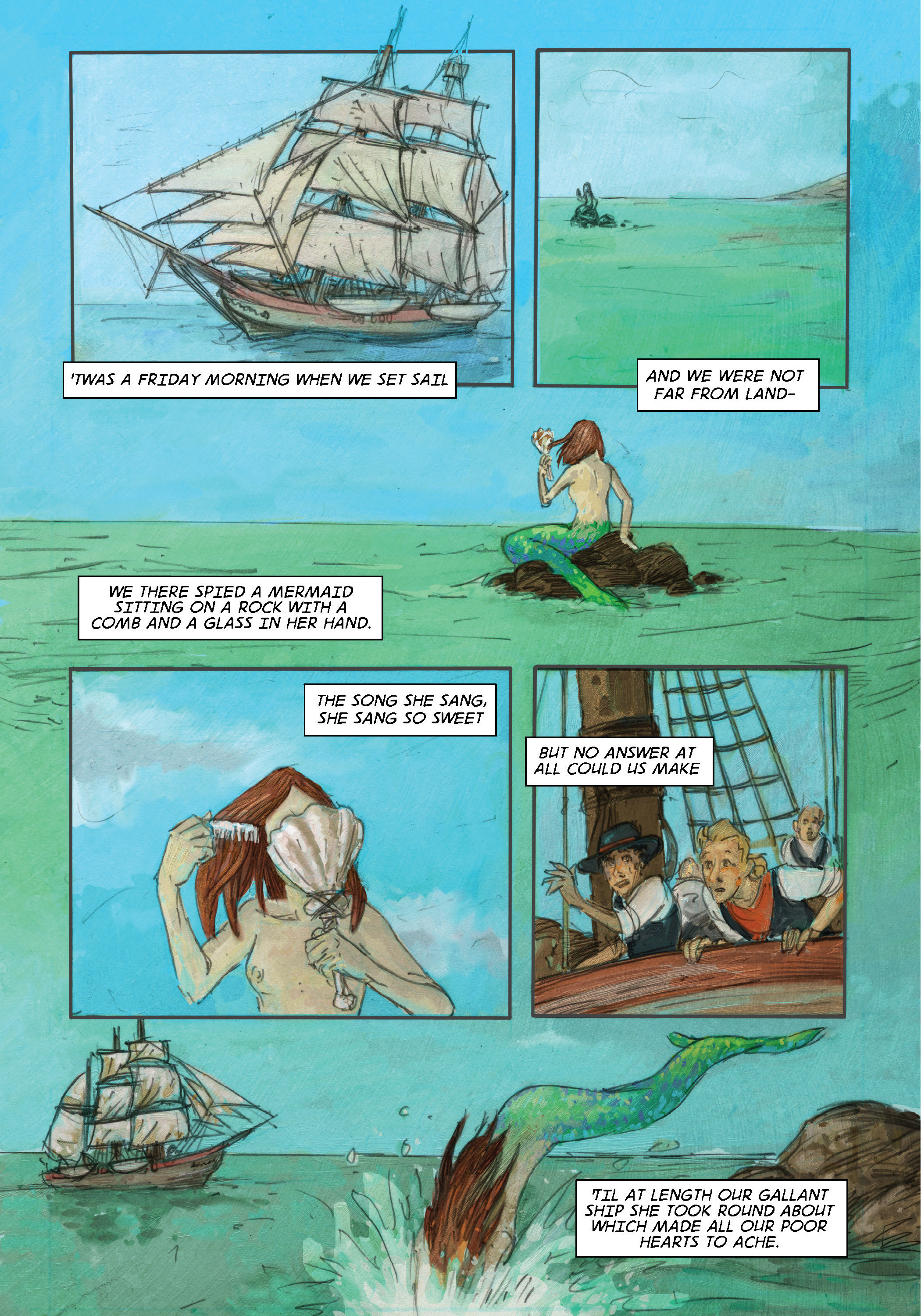 Read online Labor & Love: A Garland of American Folk Ballads comic -  Issue # Full - 27