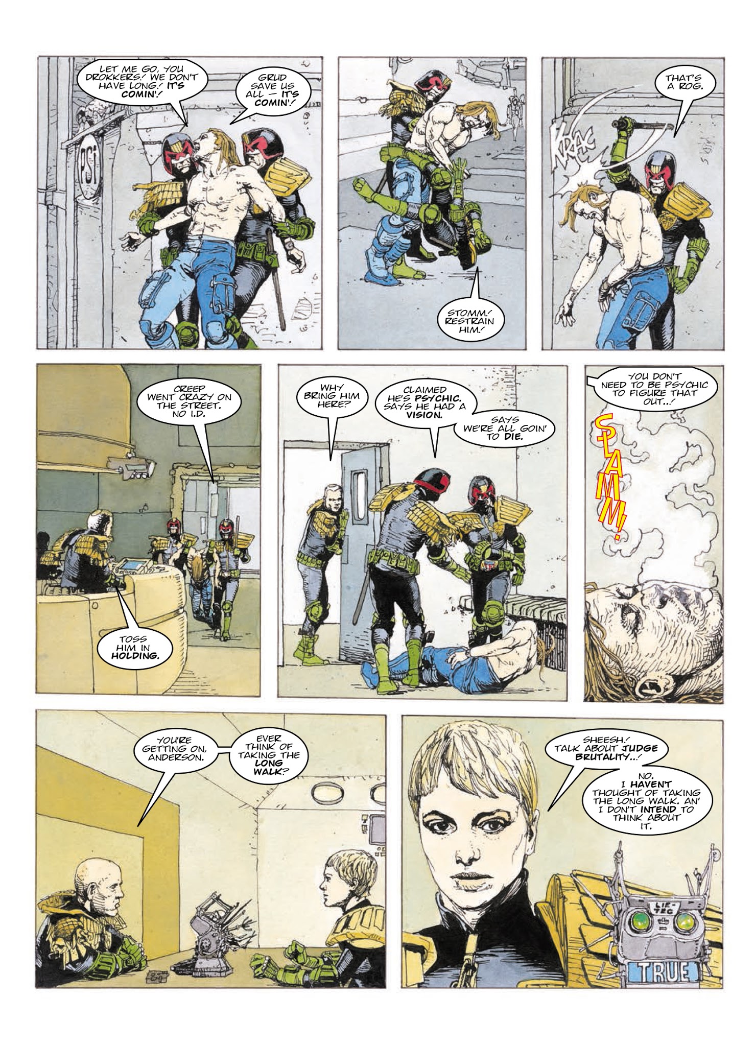 Read online Judge Anderson: The Psi Files comic -  Issue # TPB 4 - 188