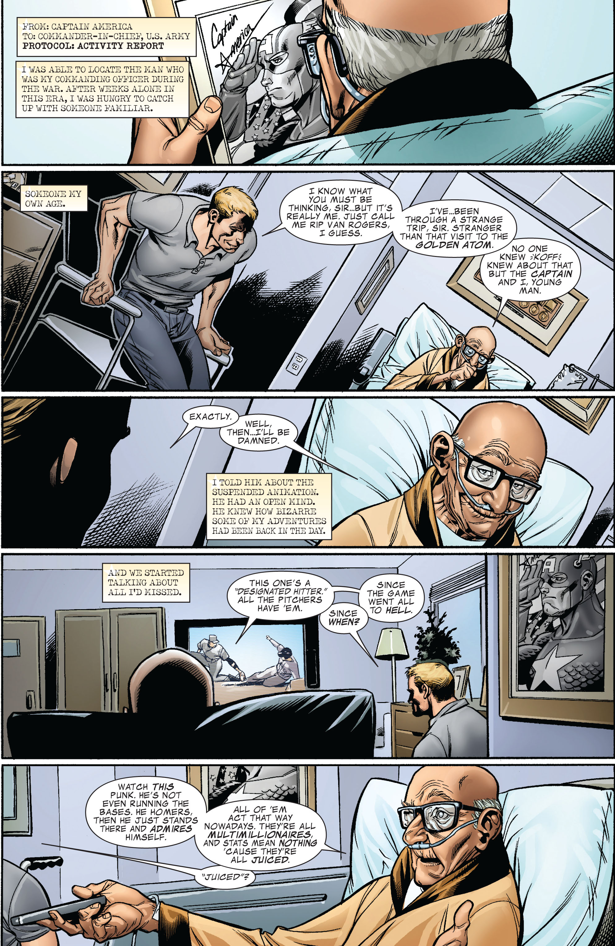 Captain America: Man Out of Time 4 Page 9
