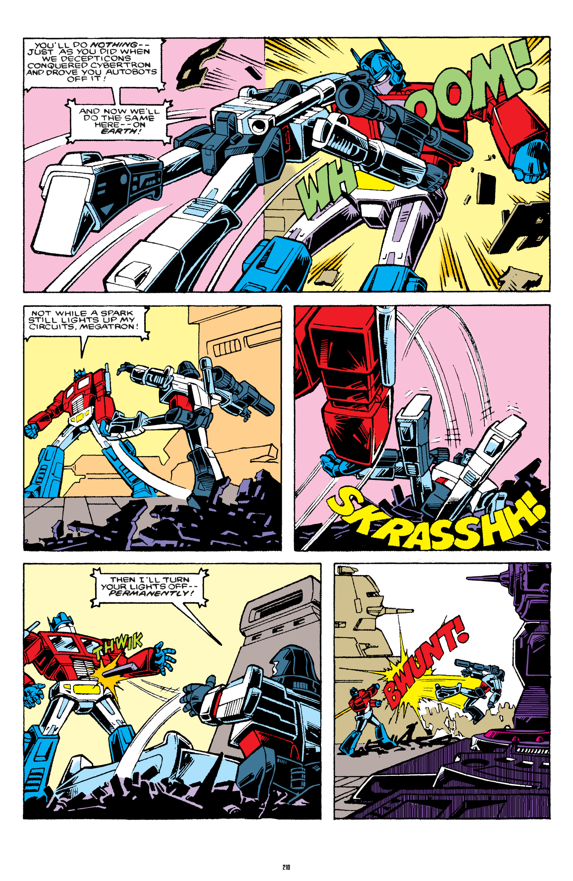 Read online The Transformers Classics comic -  Issue # TPB 7 - 209