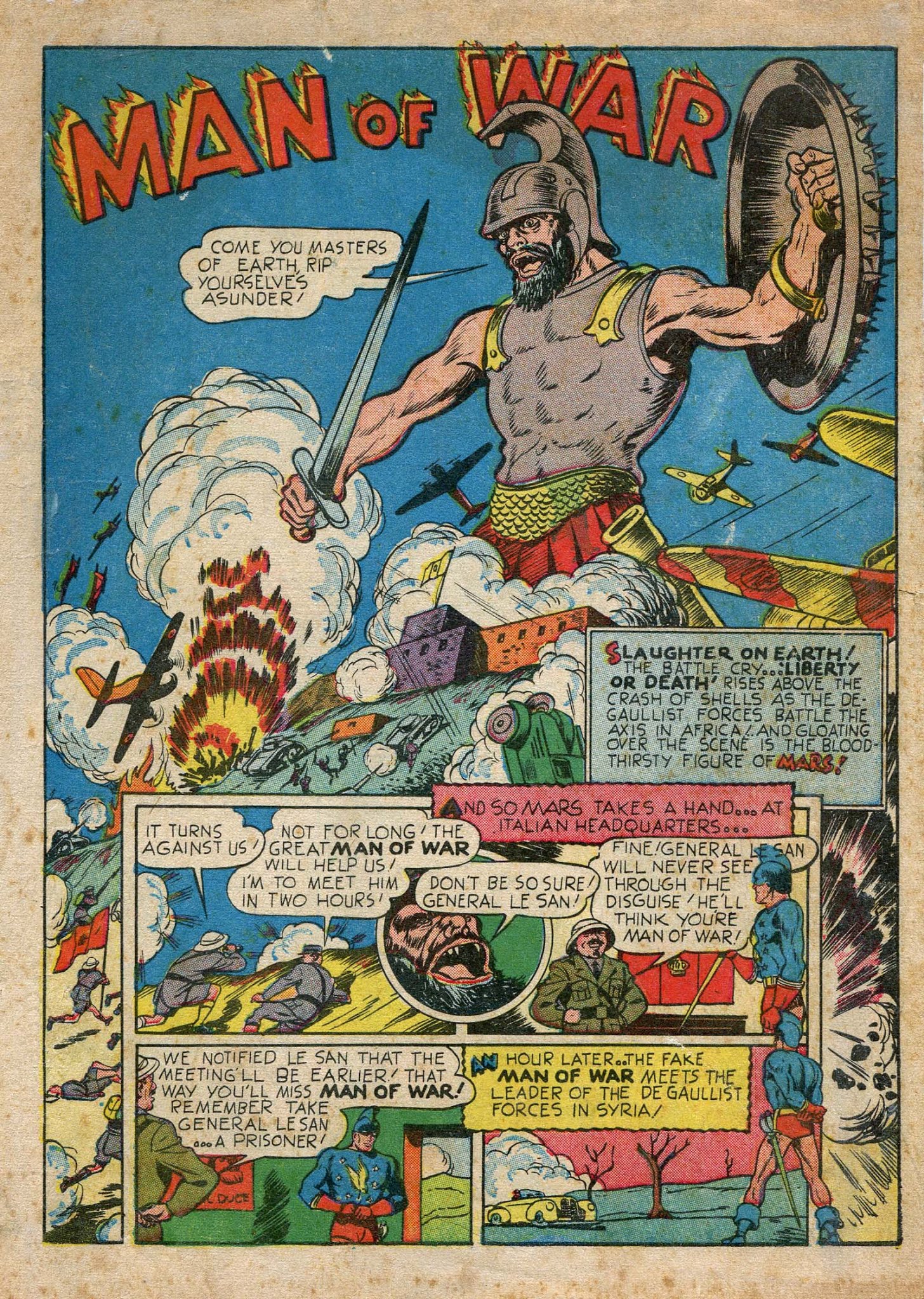 Read online Man of War Comics comic -  Issue #2 - 2