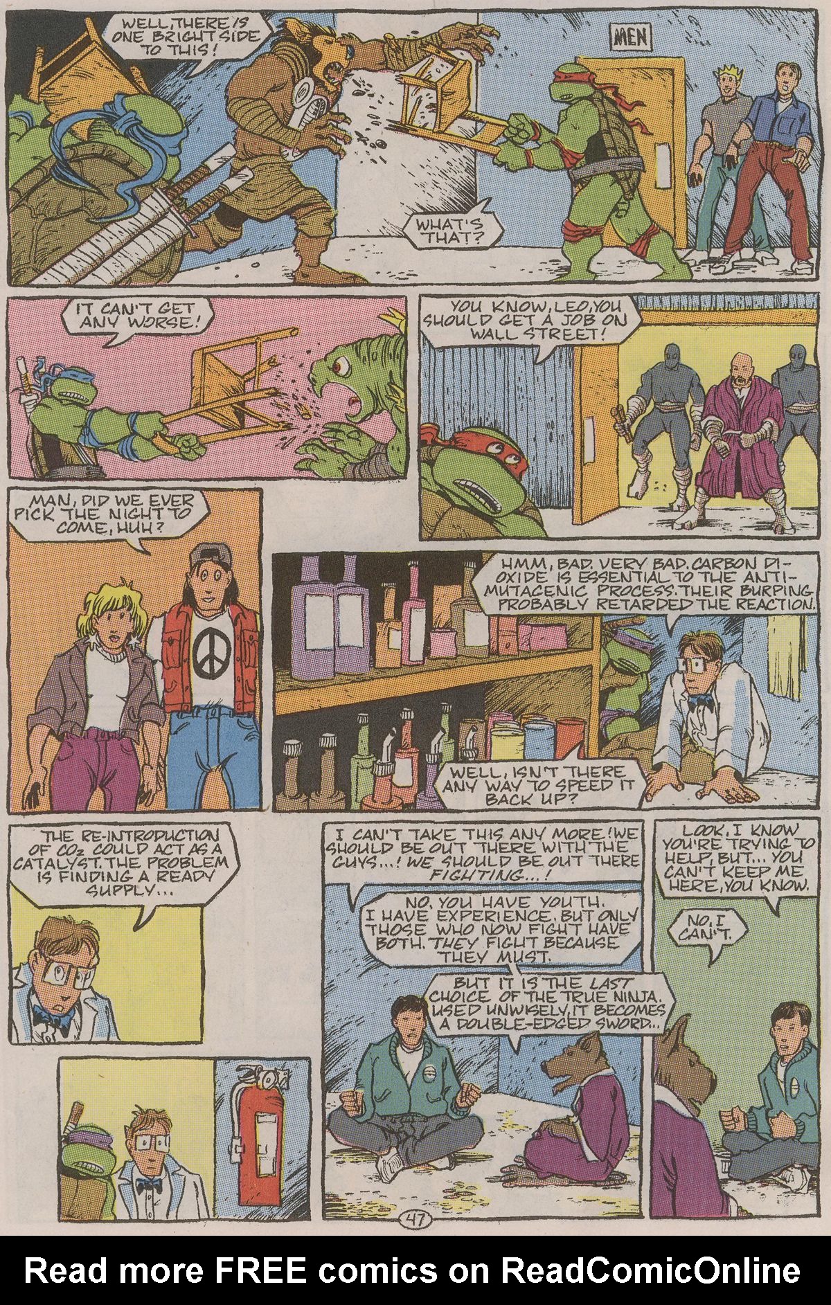 Read online Teenage Mutant Ninja Turtles II: The Secret of the Ooze Official Movie Adaptation comic -  Issue # Full - 48