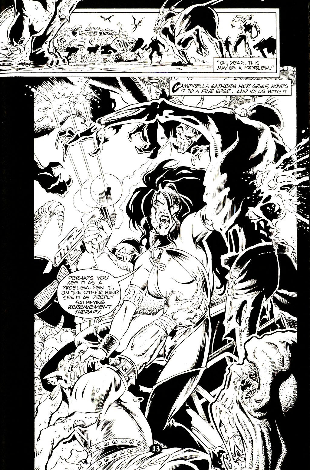 Read online Vampirella: Death & Destruction comic -  Issue # _Ashcan - 15