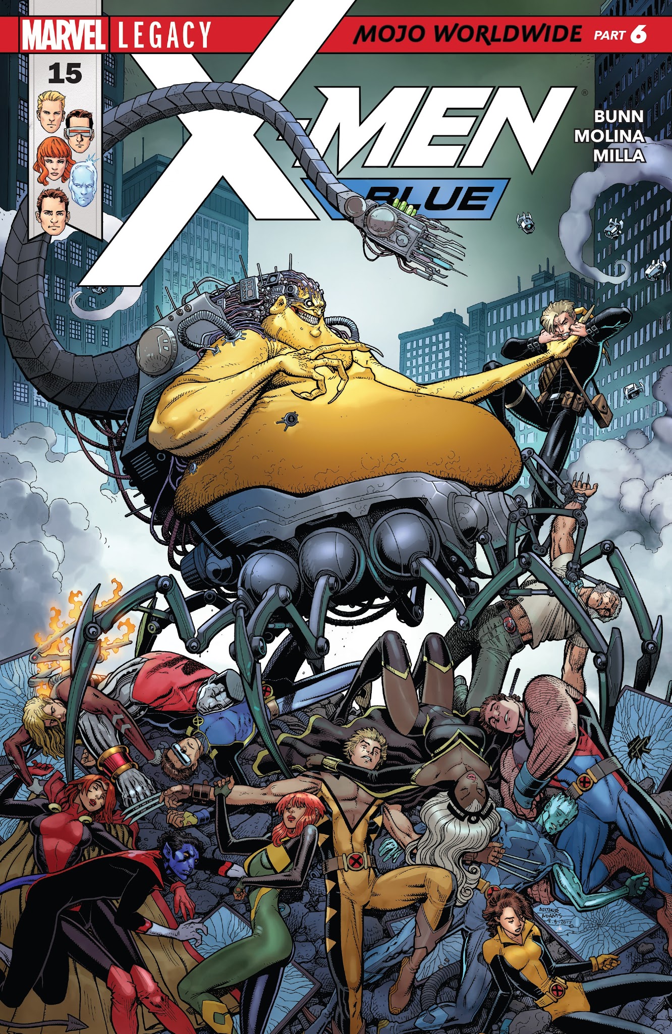 Read online X-Men: Blue comic -  Issue #15 - 1