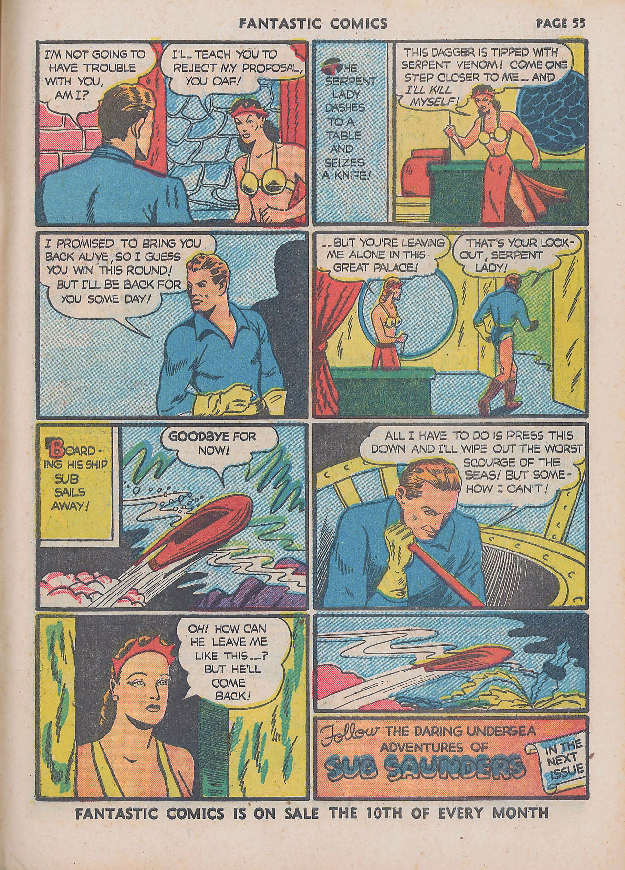 Read online Fantastic Comics comic -  Issue #16 - 56