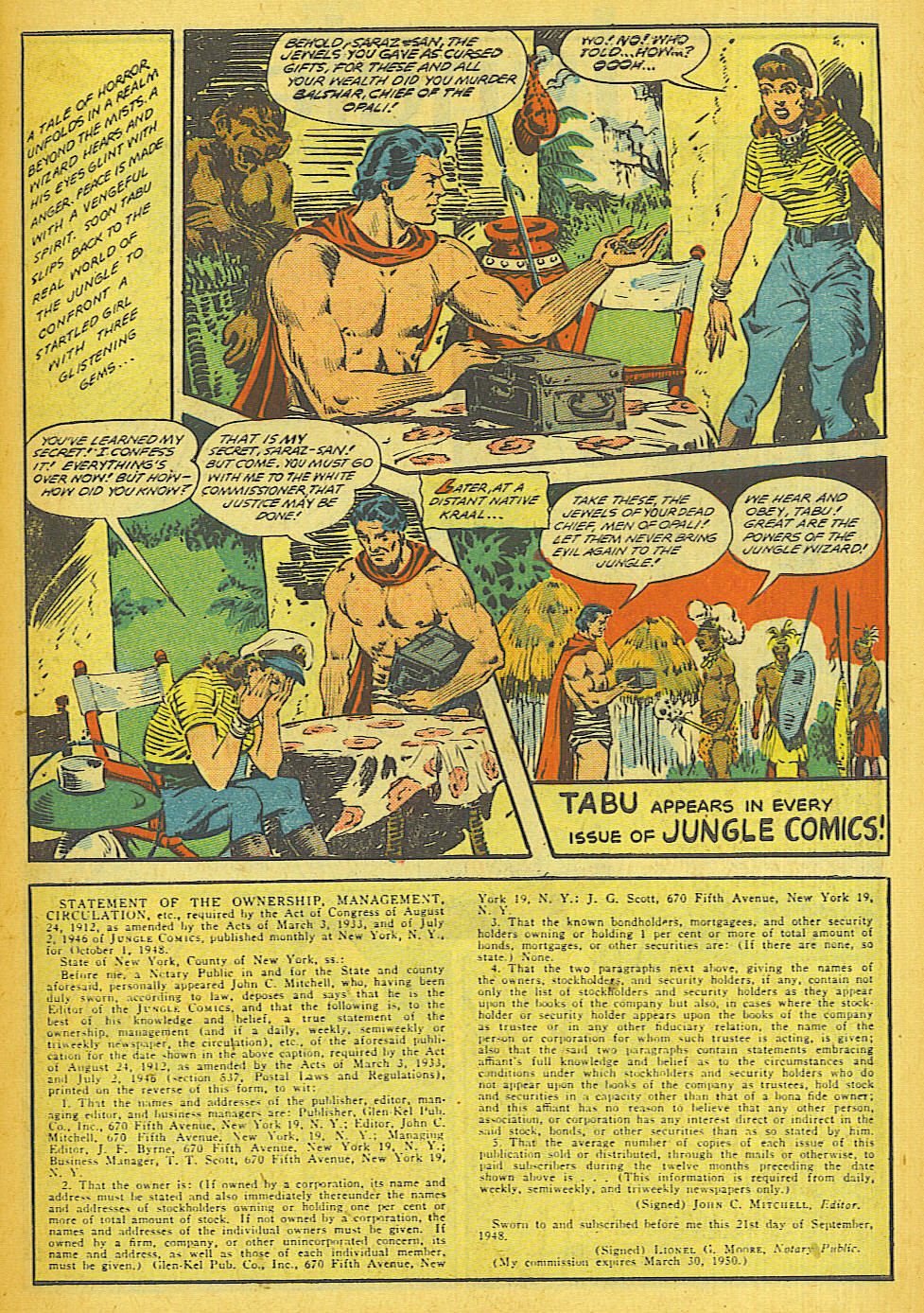 Read online Jungle Comics comic -  Issue #110 - 41