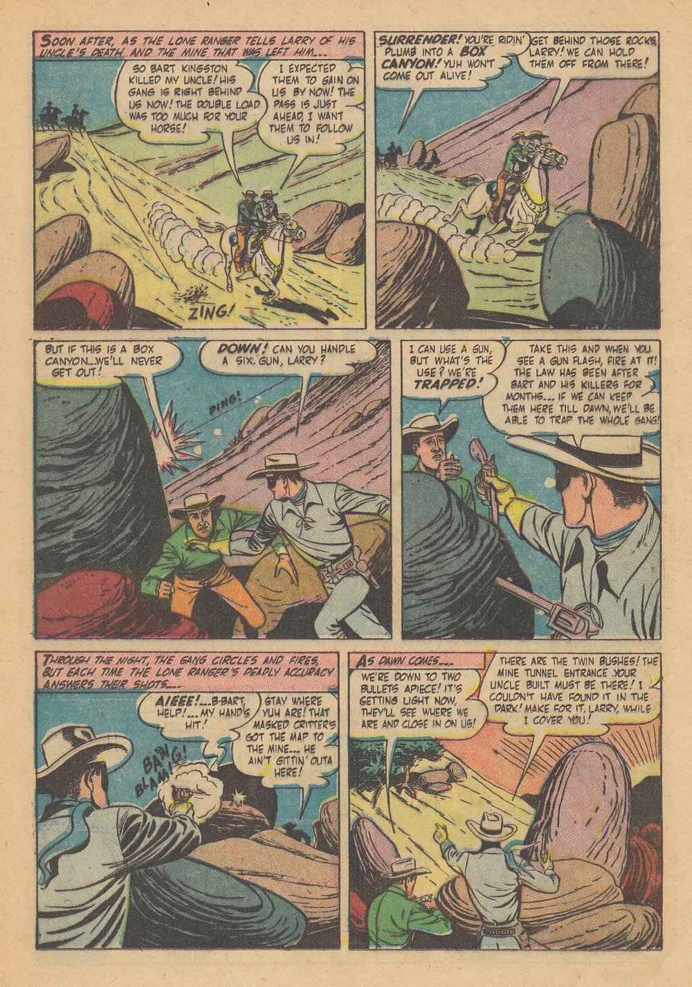 Read online The Lone Ranger (1948) comic -  Issue #41 - 16