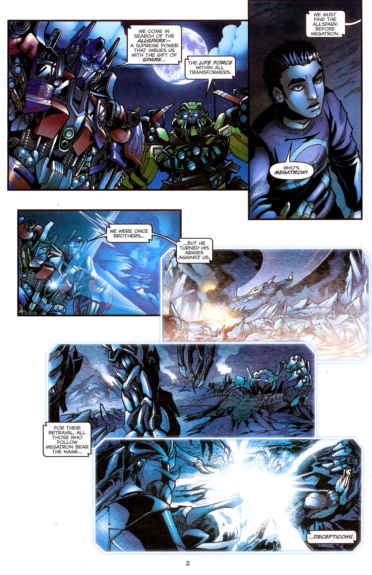Read online Transformers: The Movie Adaptation comic -  Issue #3 - 4