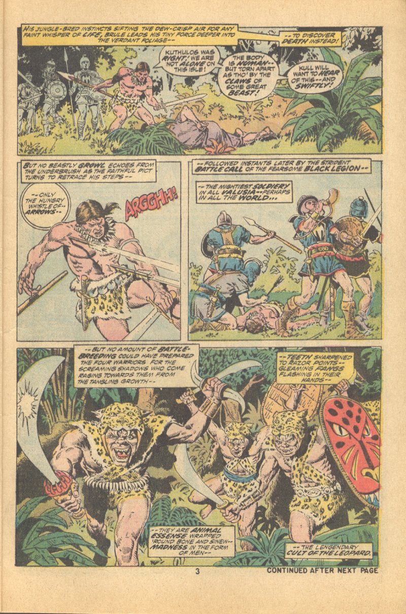 Read online Kull, the Conqueror (1971) comic -  Issue #8 - 4